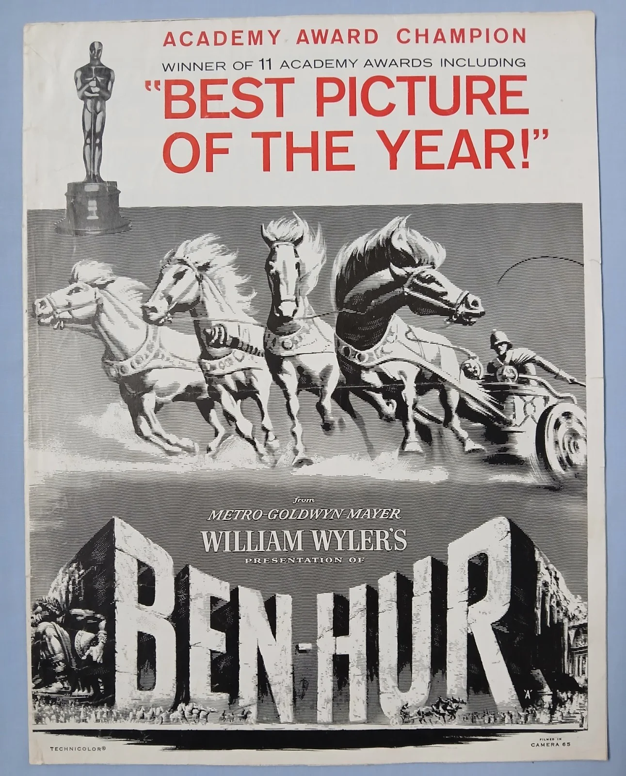 BEN-HUR (1959) rare original UK 1stRelease Campaign Press Book -Charlton Heston, image 2