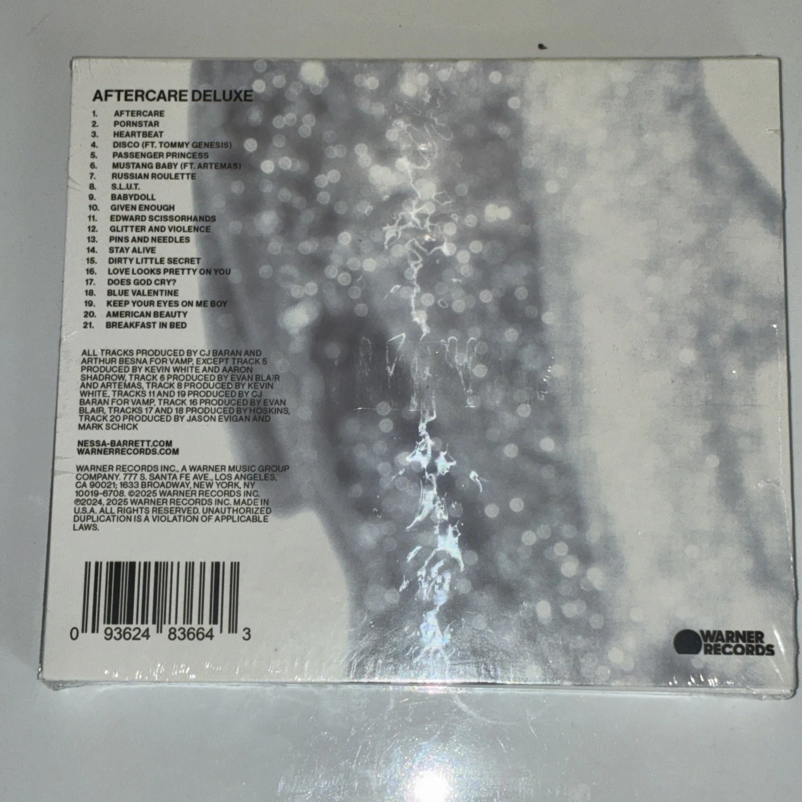Nessa Barrett - Aftercare Deluxe Signed Autographed [Brand New SEALED CD], изображение 3