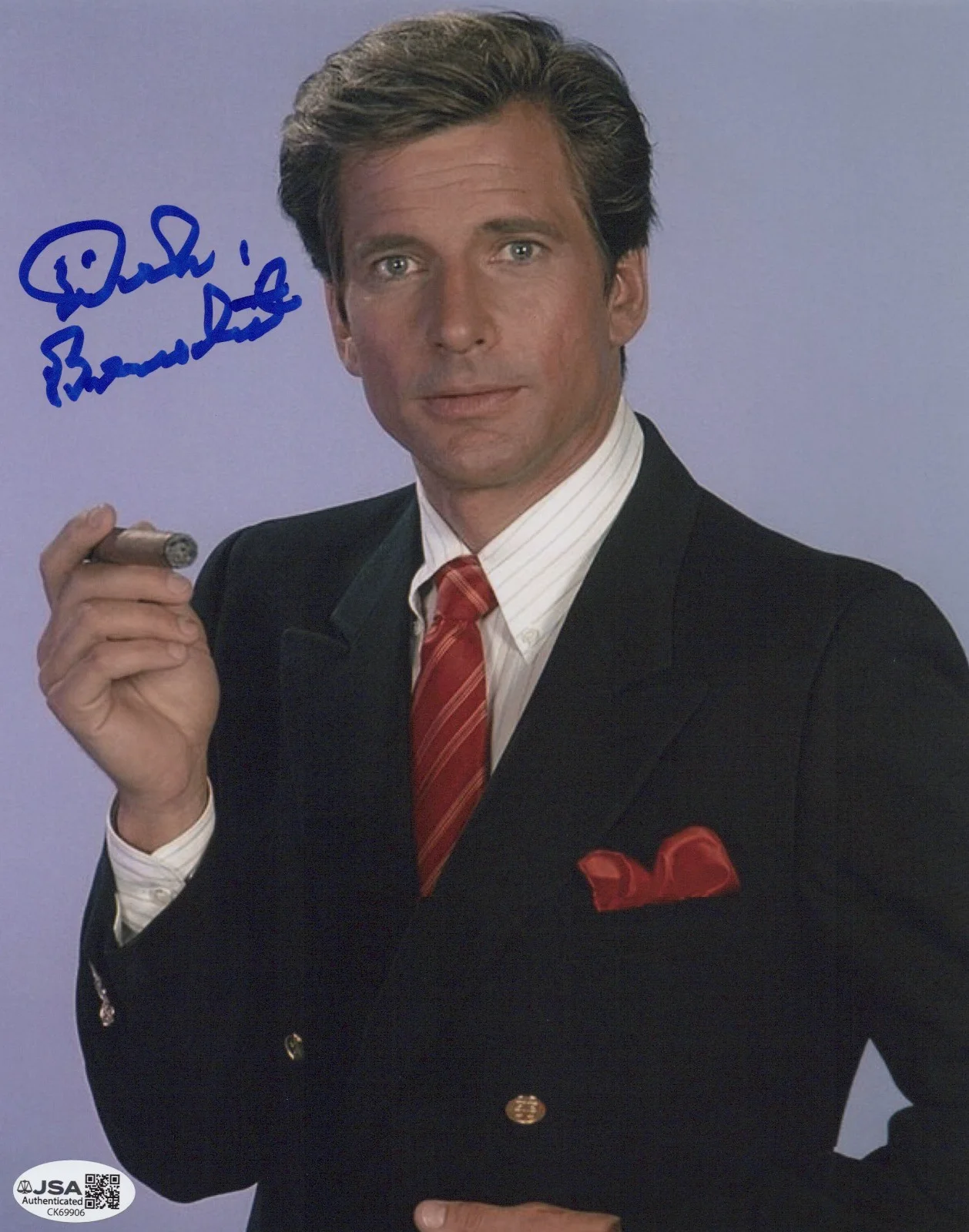 Dirk Benedict — The A-Team 8x10 photo of Faceman signed by Dirk Benedict JSA COA