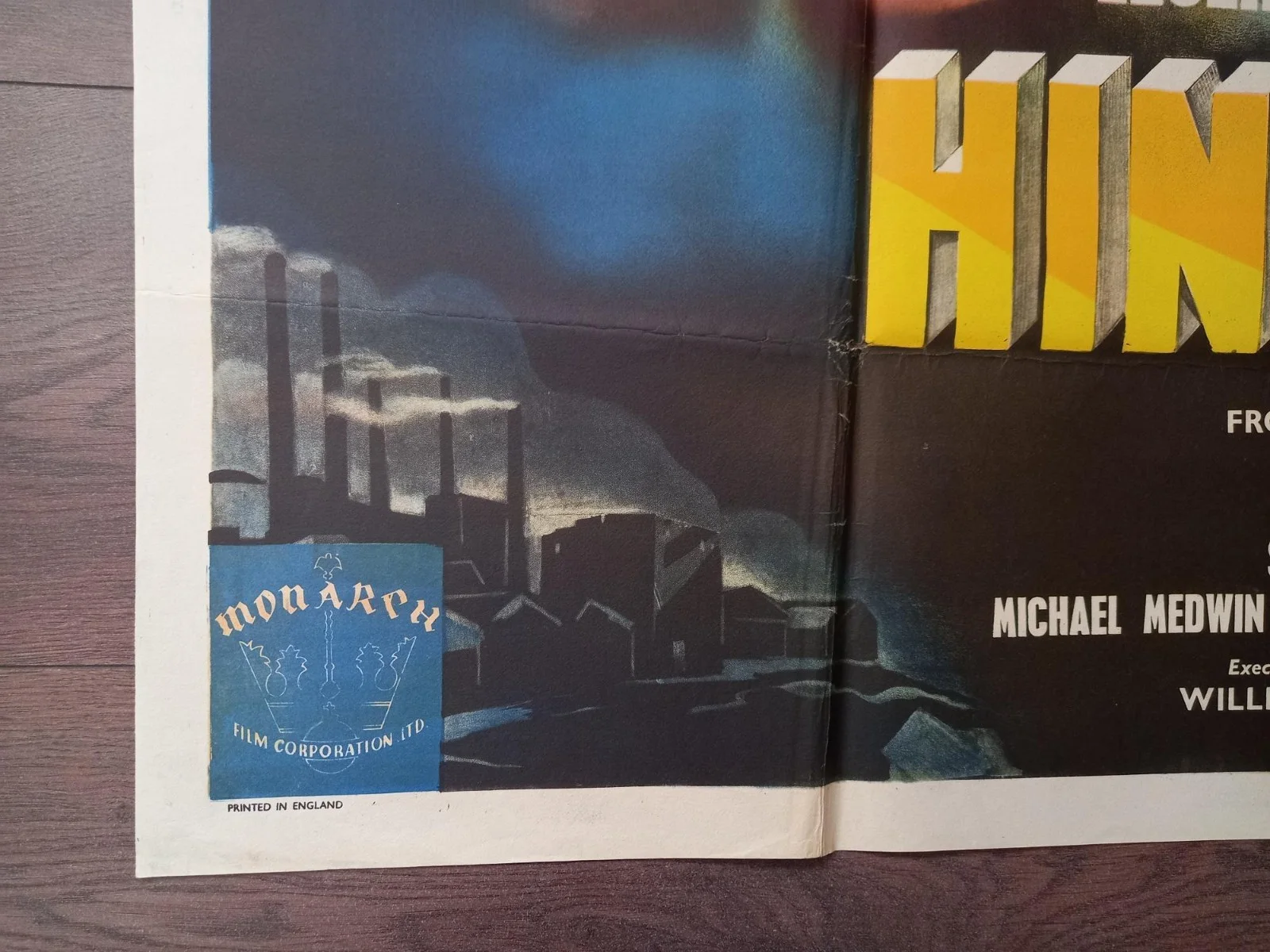 HINDLE WAKES 1952 BRITISH QUAD POSTER LISA DANIELY BRIAN WORTH LESLIE DWYER, изображение 2