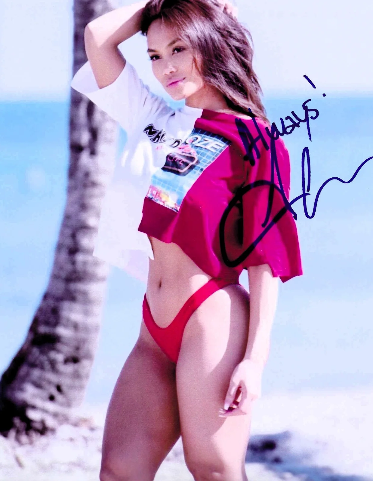 tia carrere — Tia Carrere Signed 8x10 ... Wayne’s World, General Hospital, Lilo & Stitch COA