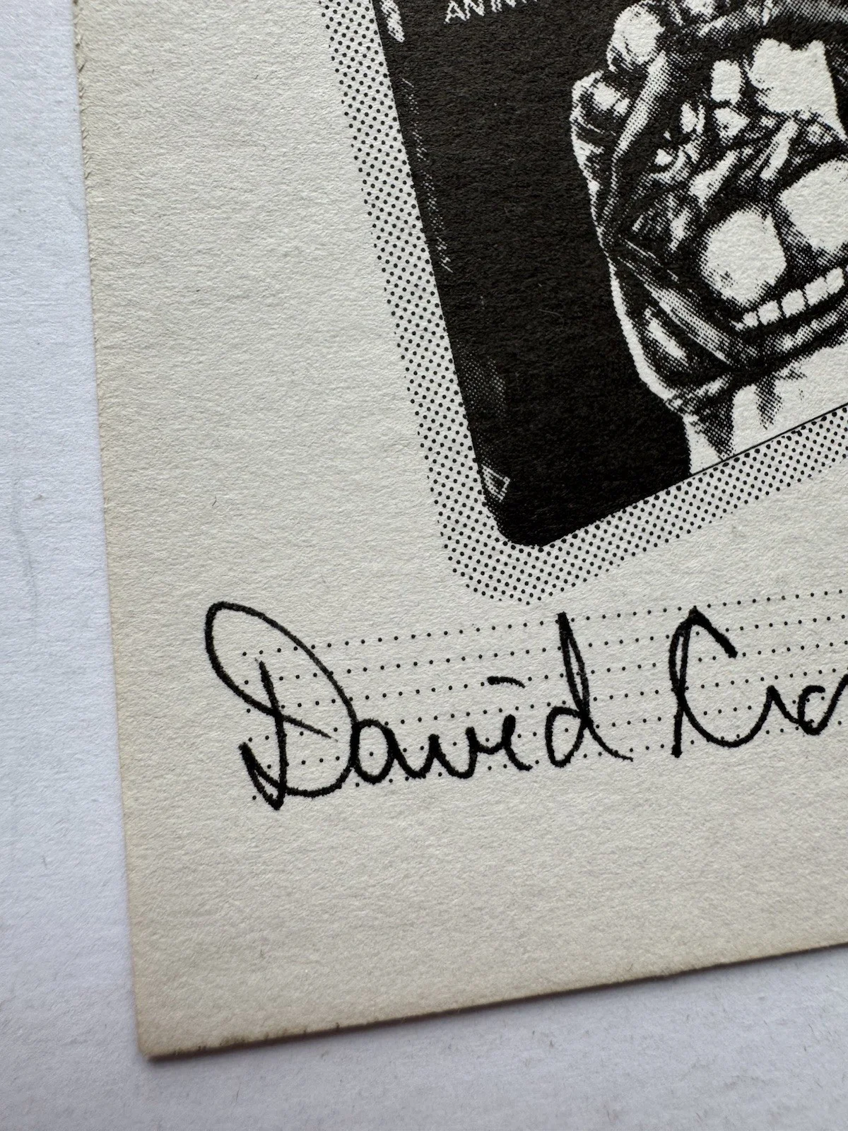 David Cronenberg — David Cronenberg Signed Bookplate Shape of Rage Brood Horror Director Autograph, image 4
