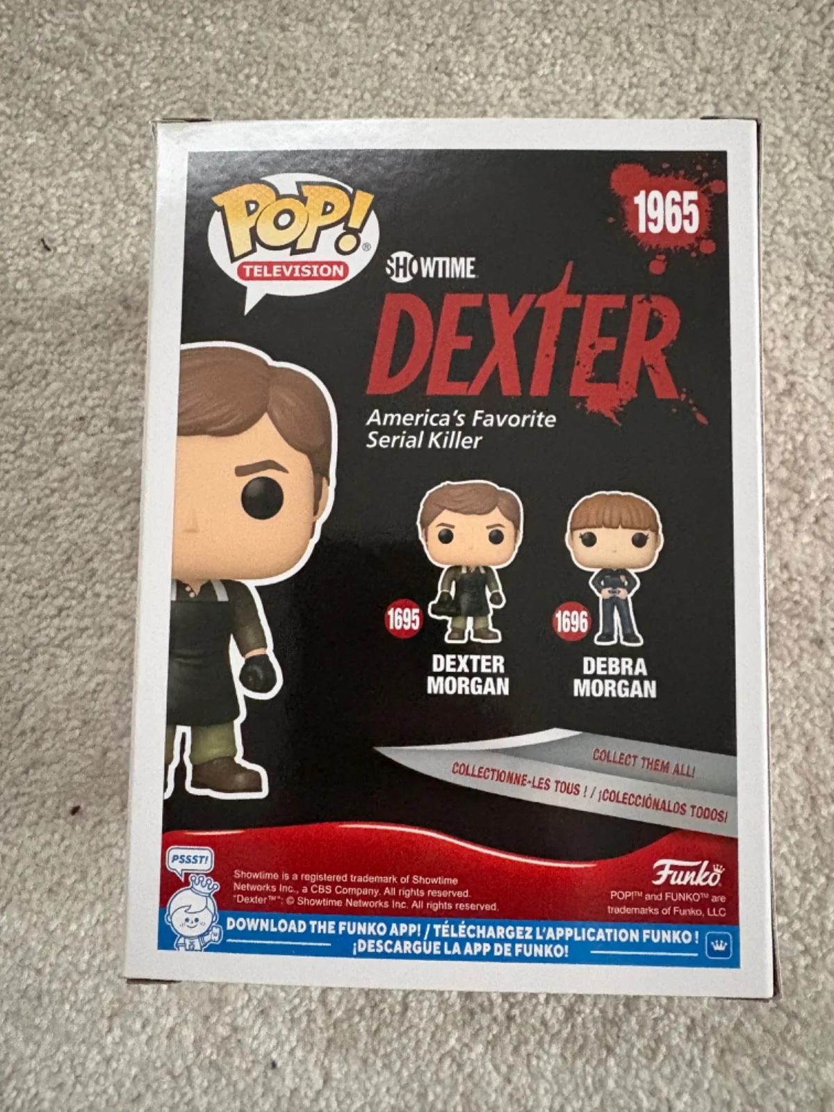 Michael C Hall signed funko toy pop JSA Witnessed autographed Dexter, изображение 3