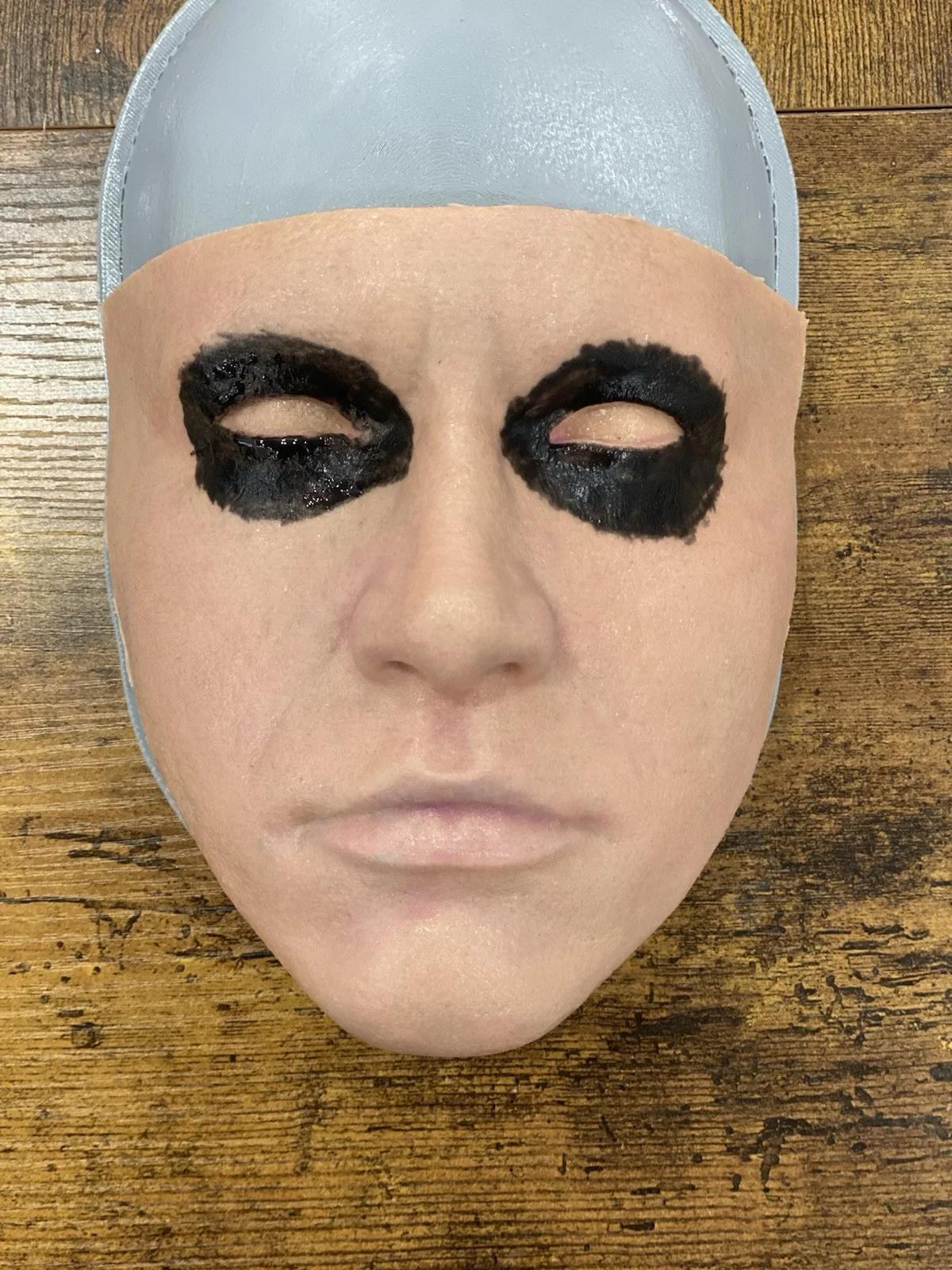 Batman Cowl Val Kilmer Silicone Face 1:1 Prop Hyper Real., image 4