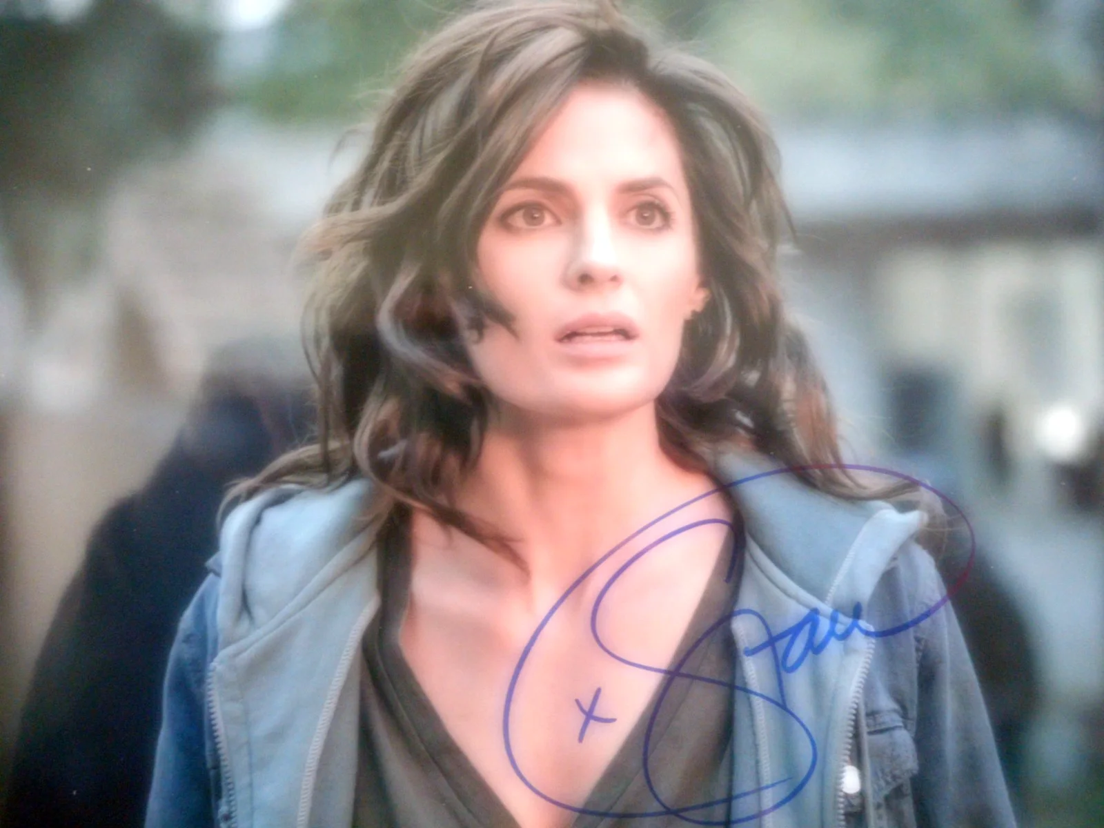 Stana Katic — Stana Katic Autographed CASTLE (Det Beckett) RARE 8x10 Photo Coa & #d Hologram