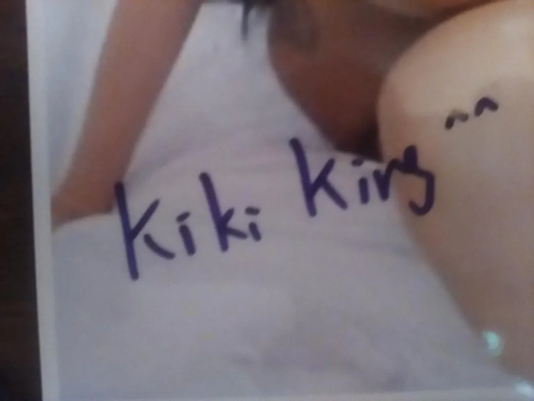 rare Kiki King hand signed 8x10 color photo of Adult Asian Model 2026, изображение 2