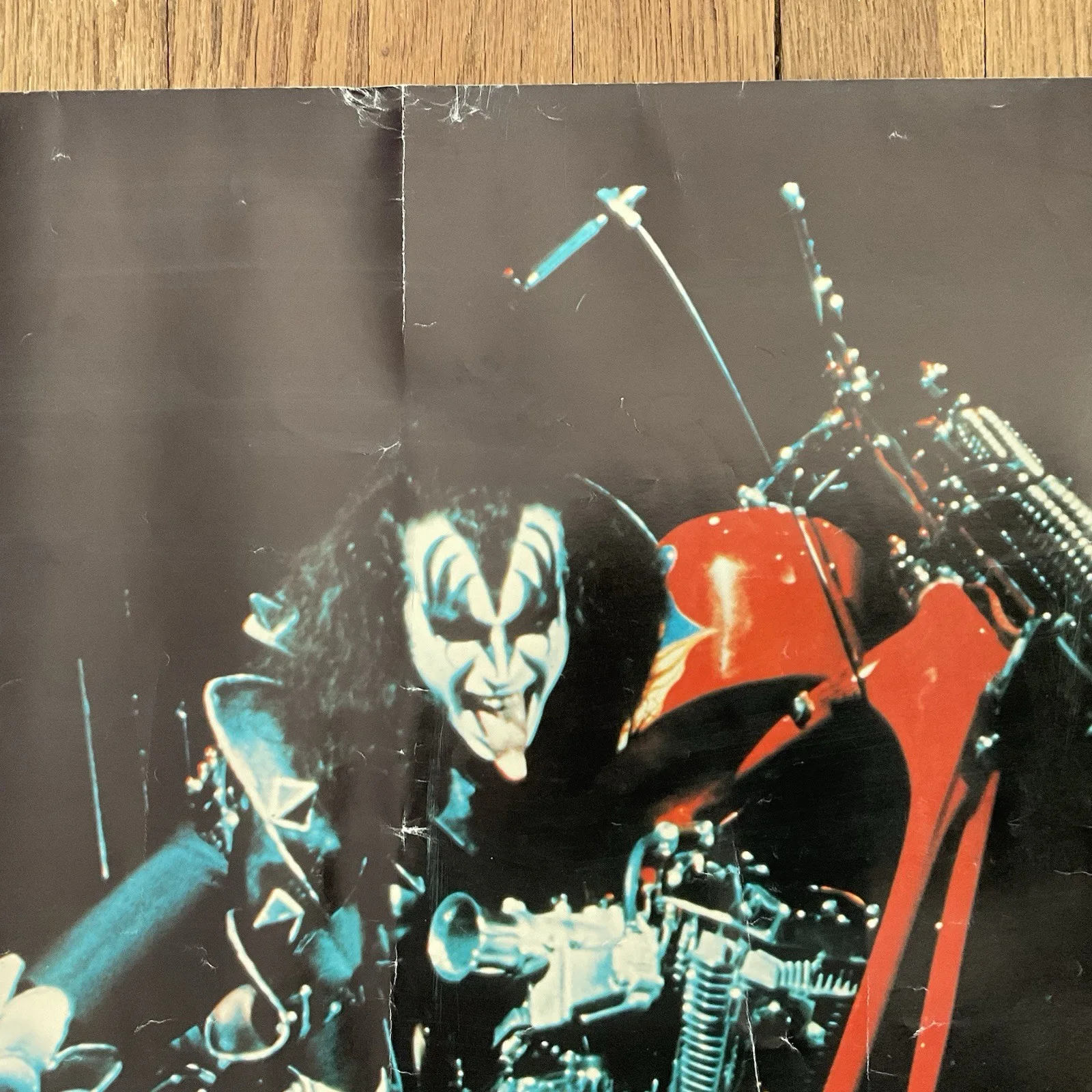 KISS 1977 Official Aucoin Gene Simmons Motorcycle Chopper Poster 14-530 GENE, изображение 4