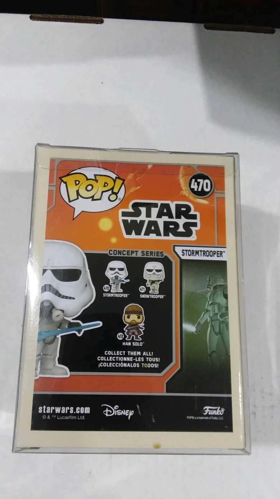 Dmitriy Karas — Dmitriy Karas Star Wars Stormtrooper Funko Pop #470 autographed JSA sticker LR8, изображение 2