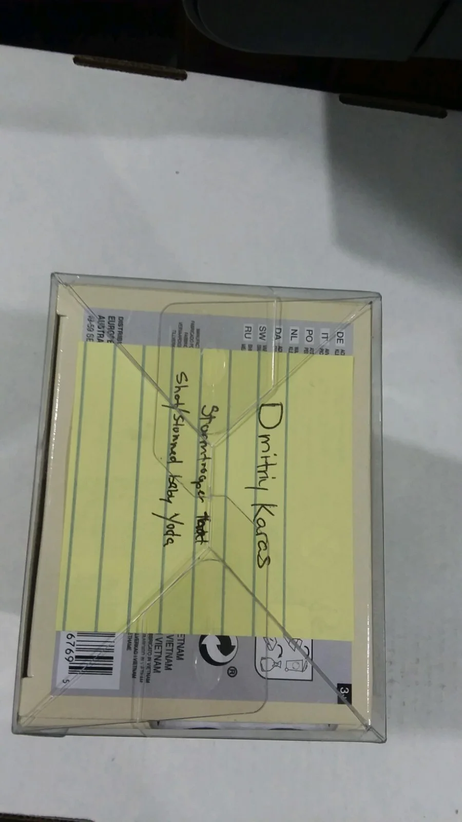Dmitriy Karas — Dmitriy Karas Star Wars Stormtrooper Funko Pop #470 autographed JSA sticker LR8, изображение 5