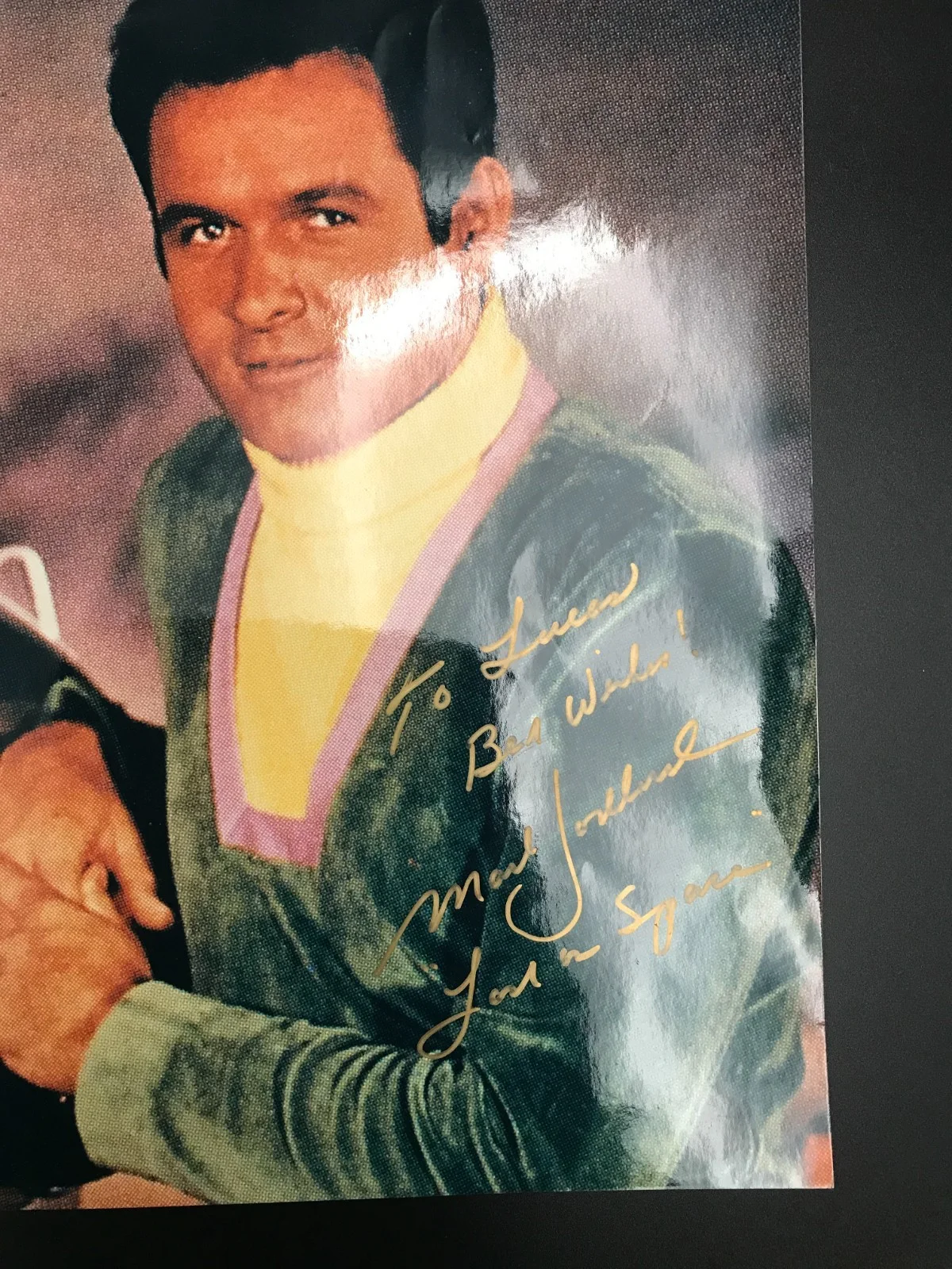 Mark Goddard Autograph 8x10 Photo Lost in Space Major Don West, image 2