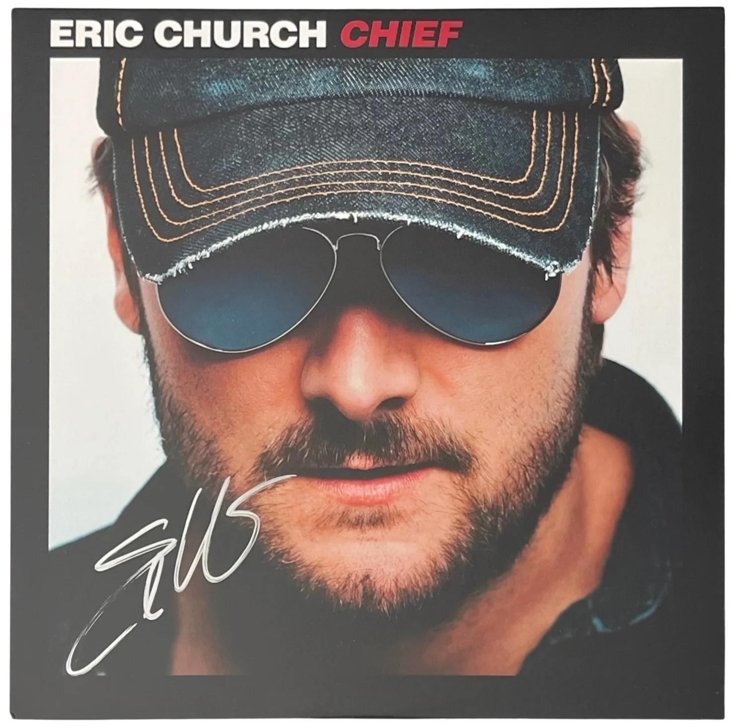 Eric Church Signed Chief Vinyl Record JSA COA VV22710, image 2