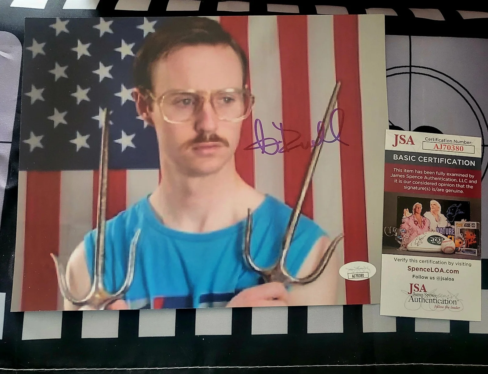 Tina Majorino — Napoleon Dynamite - Kip & Deb signed 8x10s Tina Majorino and Aaron Ruel- JSA COA, изображение 2