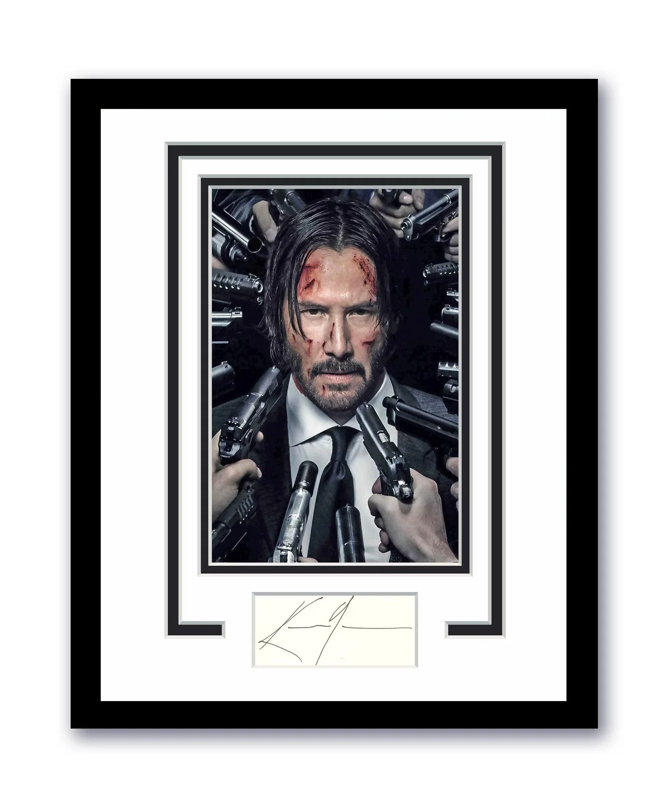 Keanu Reeves — John Wick Keanu Reeves Autographed Signed 11x14 Framed Photo ACOA