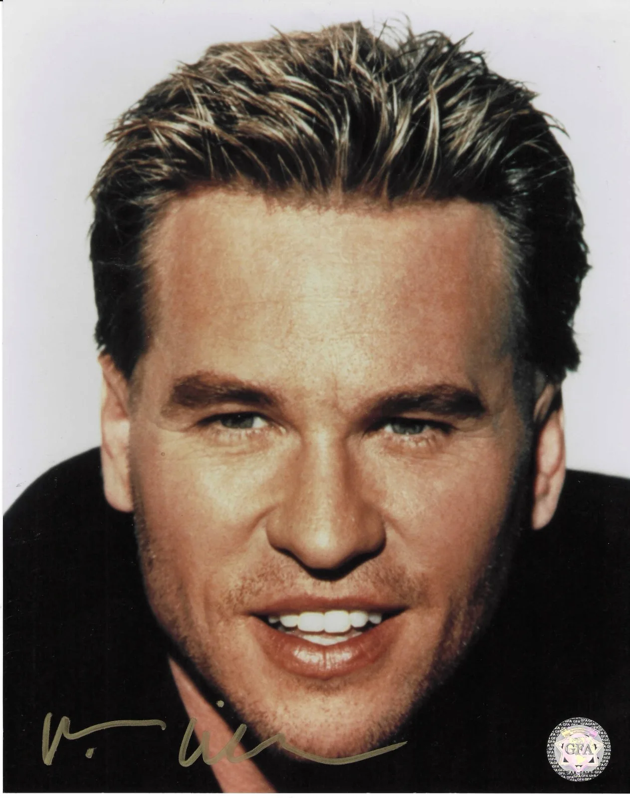 Val Kilmer — VAL KILMER signed 8x10 Tombstone, BATMAN Forever w. GFA document COA