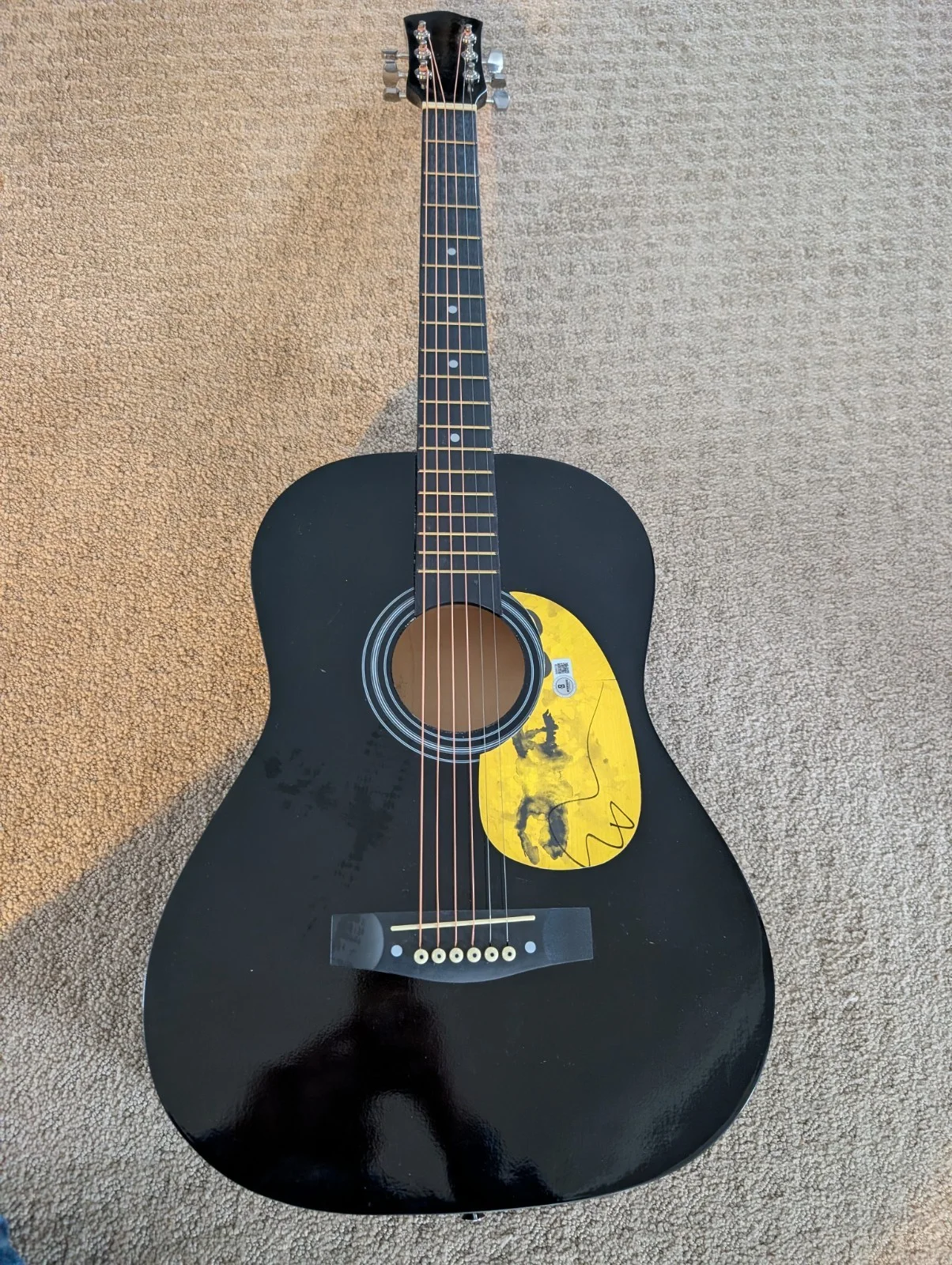Ed Sheeran Signed 38" Acoustic Autographed Guitar Beckett COA – Premium Piece, image 2