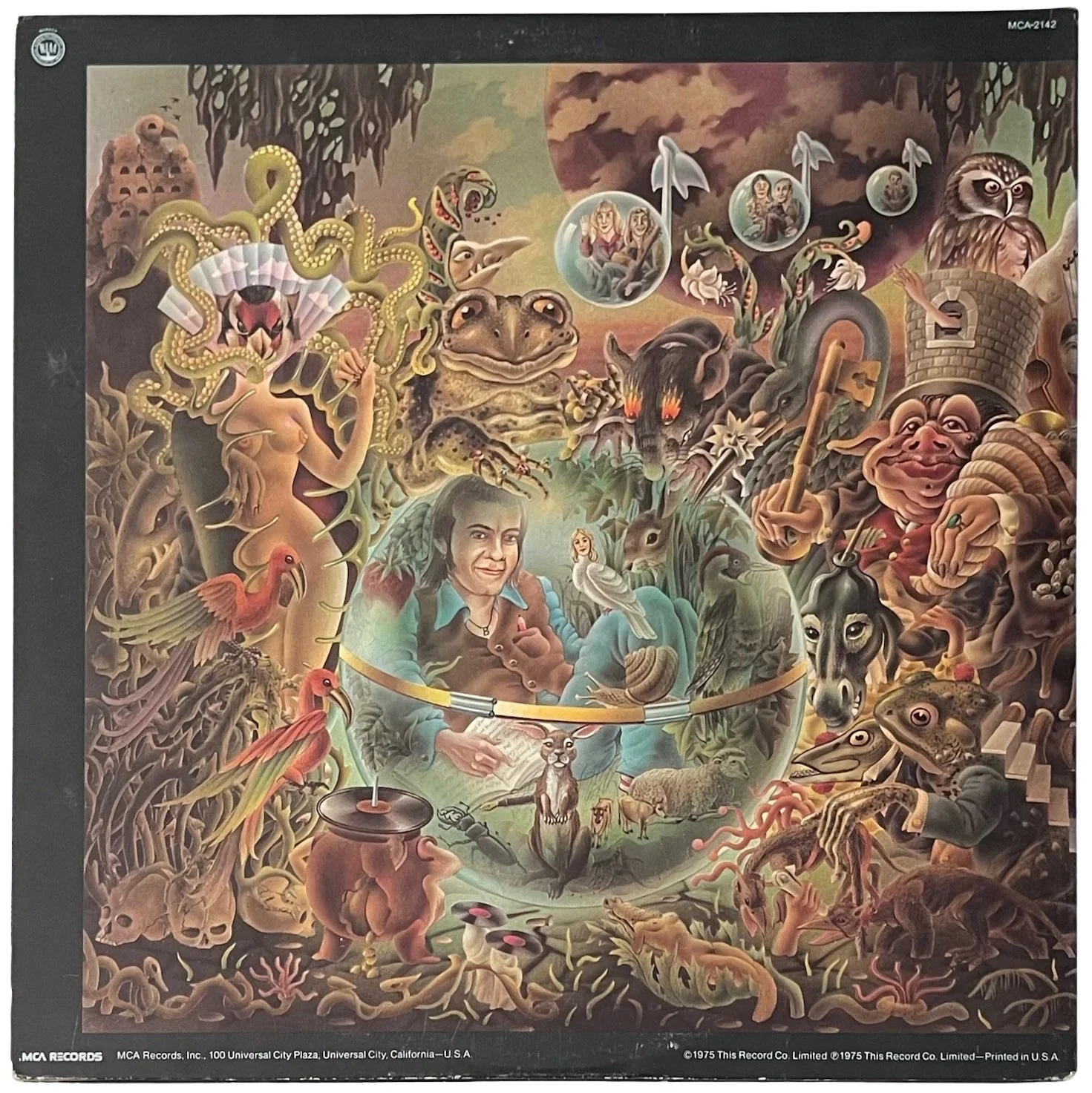 Elton John Signed Captain Fantastic And The Brown Dirt Cowboy Vinyl Record PSA, image 3