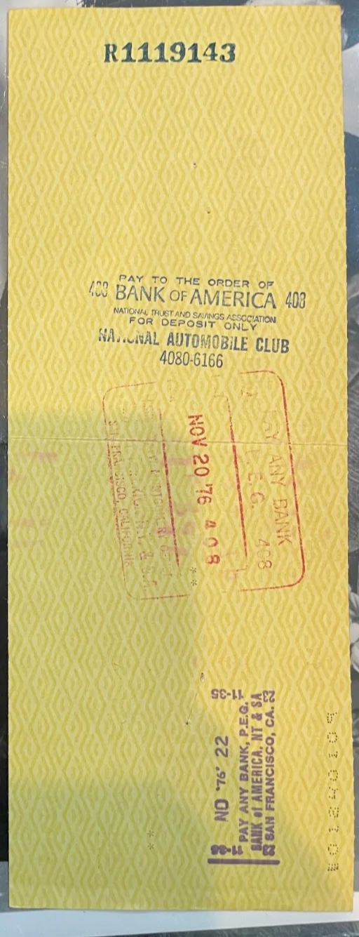 Mae West-Signed Check, image 3