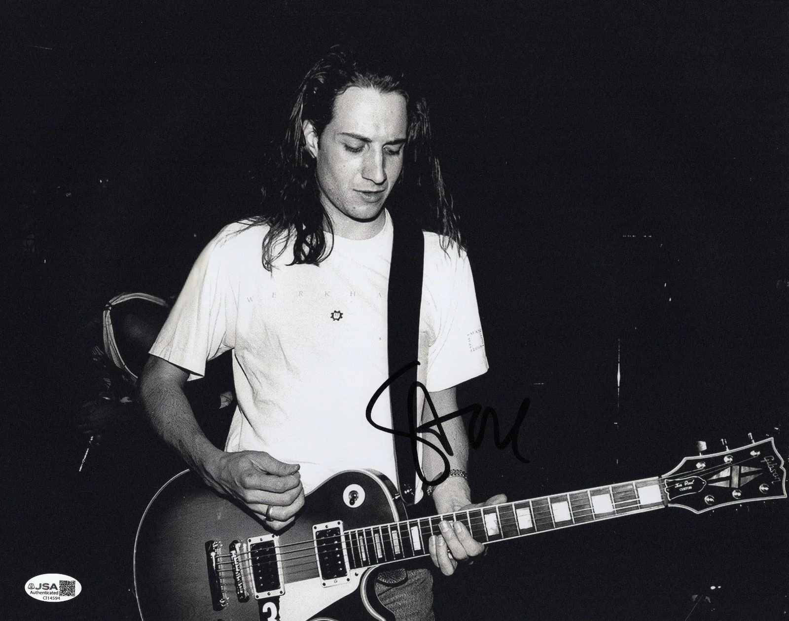 Stone Gossard Pearl Jam Signed 11x14 Photo (Mookie Blaylock Tour - Seattle) JSA, изображение 2