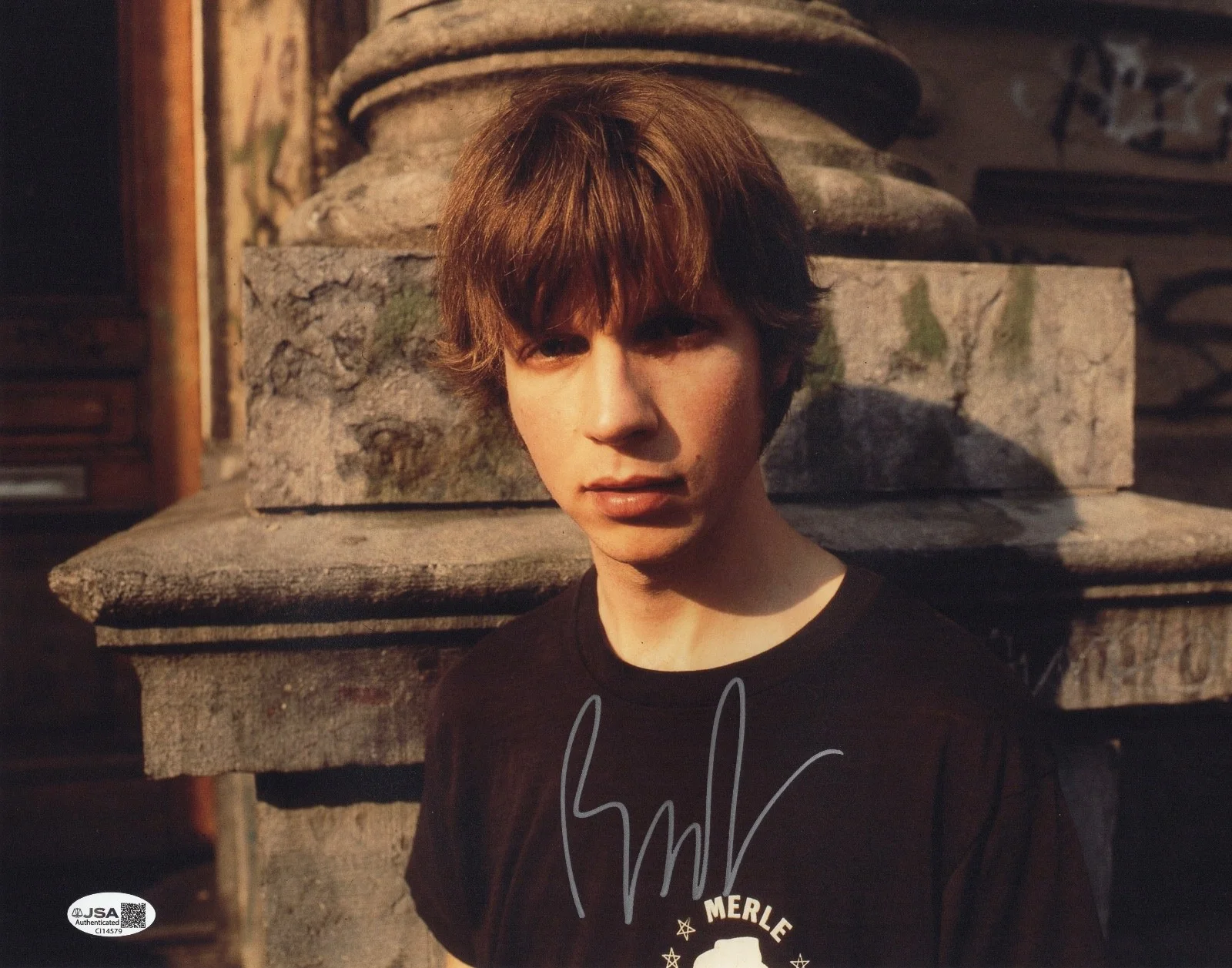 Beck Hansen Signed 11x14 Photo ('Odelay' - 1996 - Amsterdam) JSA COA CI14579, image 2