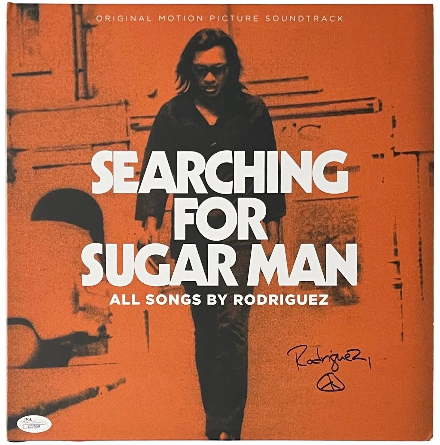 Sixto Rodriguez Signed Searching For Sugar Man Soundtrack Vinyl Record JSA LOA, изображение 2