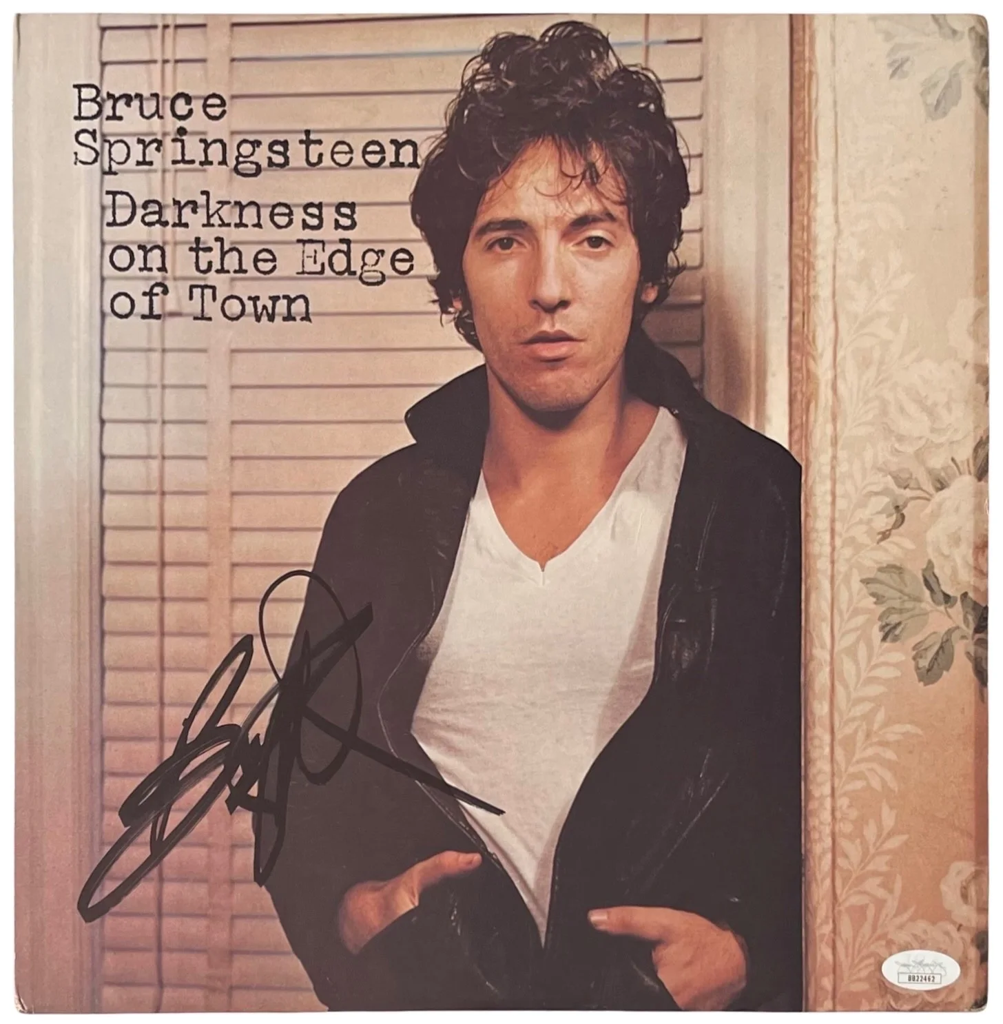 Bruce Springsteen Signed Darkness On The Edge Of Town Vinyl Record JSA LOA, изображение 2