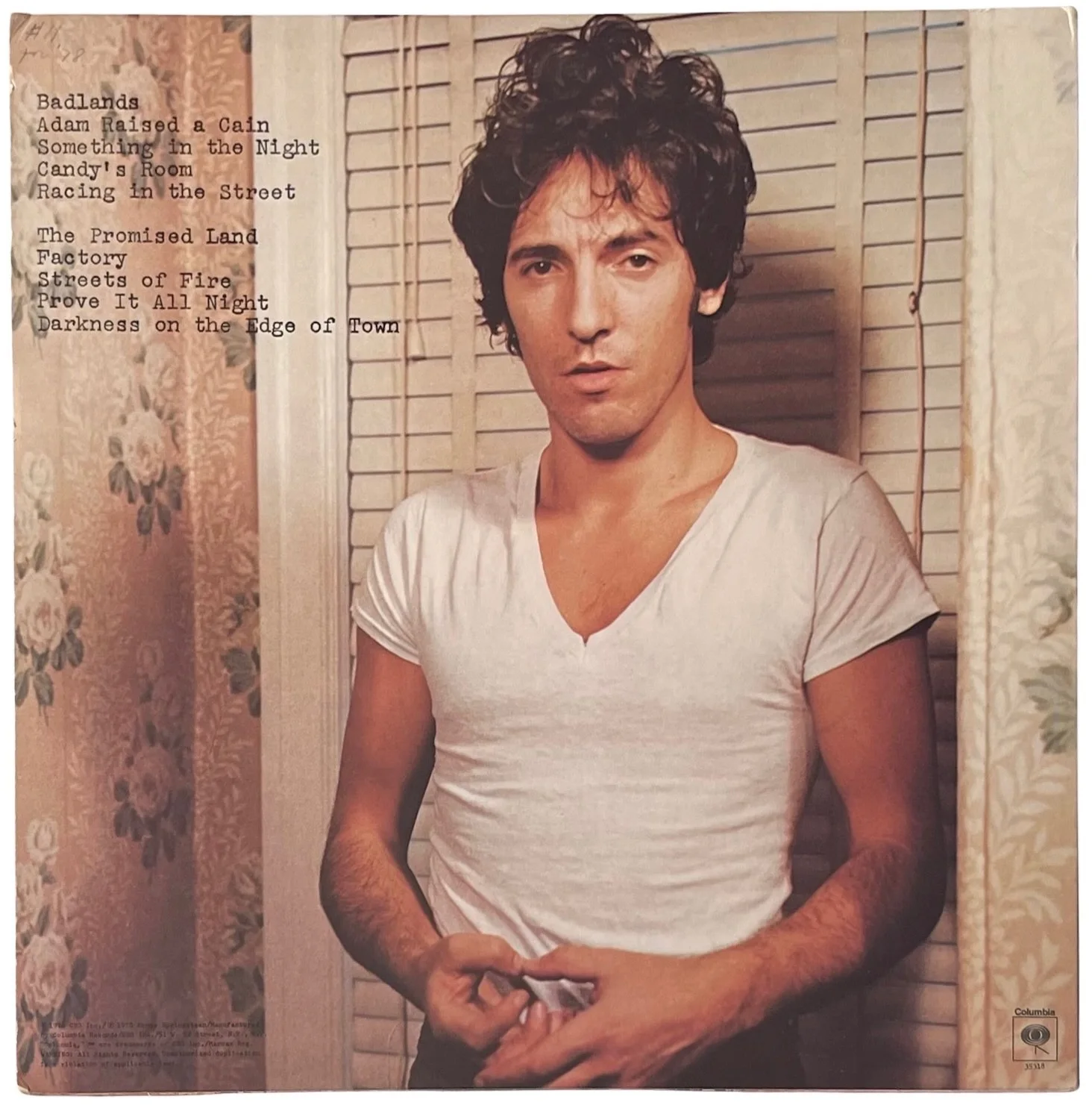 Bruce Springsteen Signed Darkness On The Edge Of Town Vinyl Record JSA LOA, изображение 3