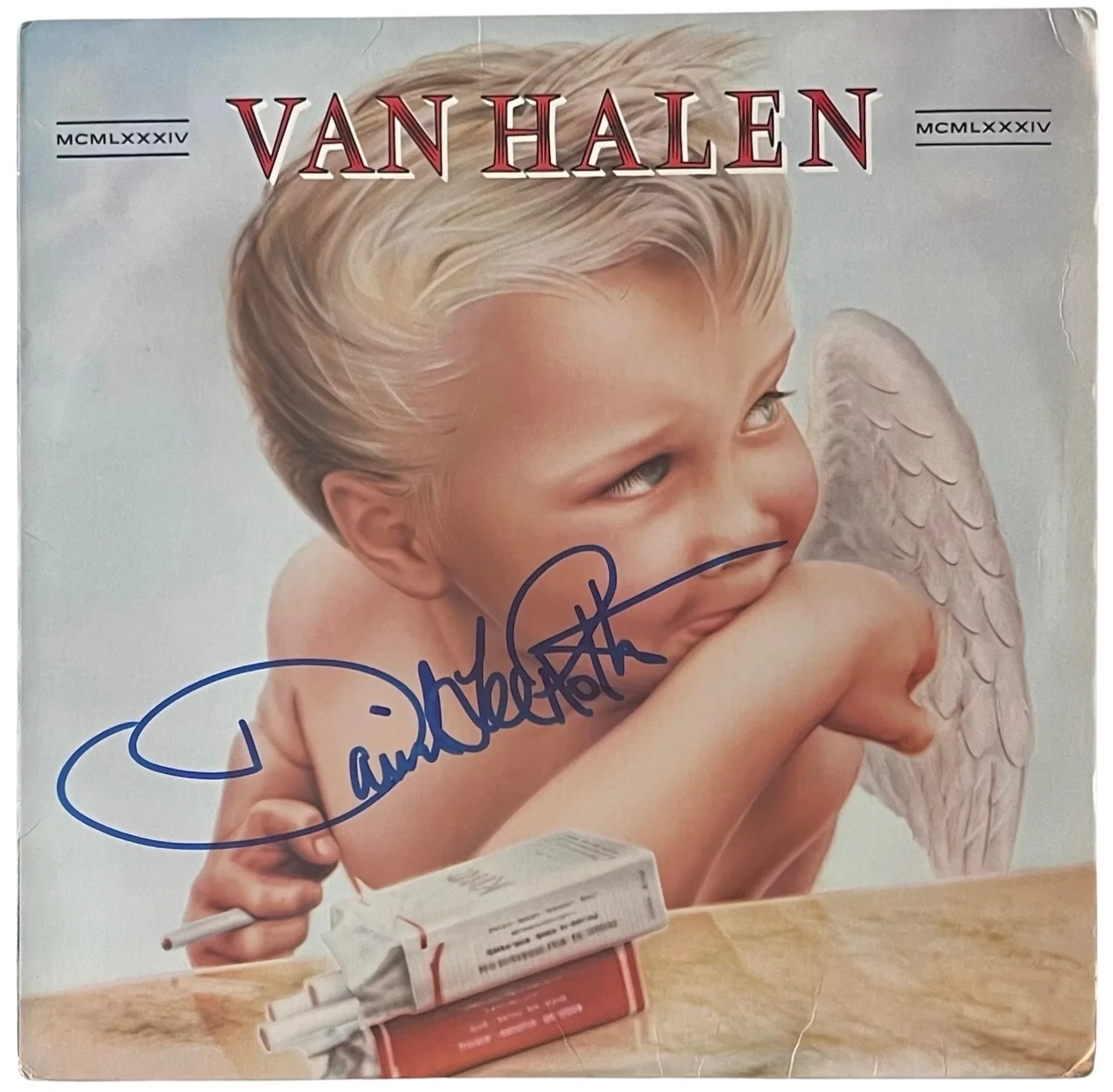 David Lee Roth Signed Van Halen 1984 Vinyl Record JSA COA CI14477, image 2