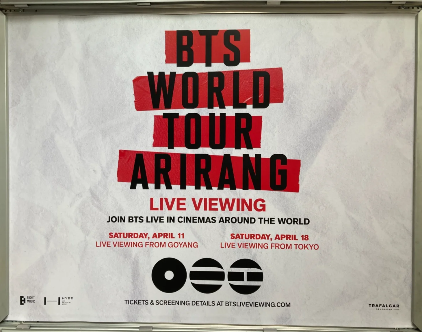 Cinema Poster: BTS WORLD TOUR ARIRANG 2026 (Live Beamback Quad) j-hope Jimin, изображение 2