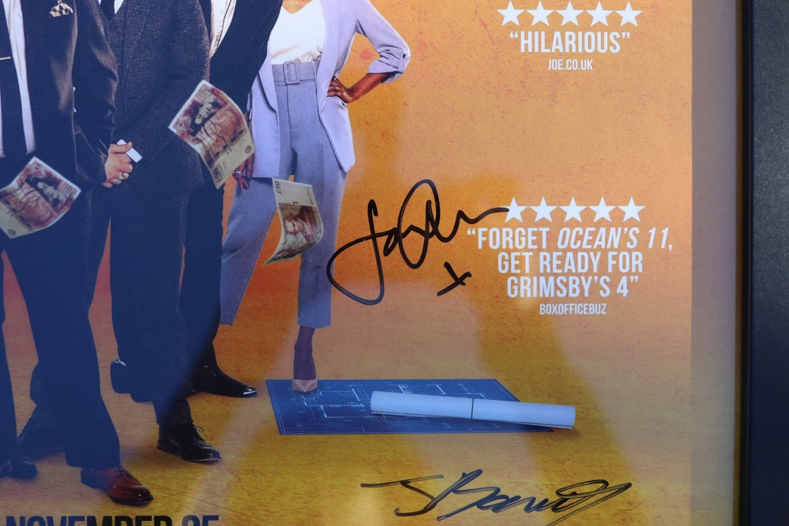 Three Day Millionaire - Movie Poster – 7 Autographs – Grimsby – Jonas Armstrong, изображение 3