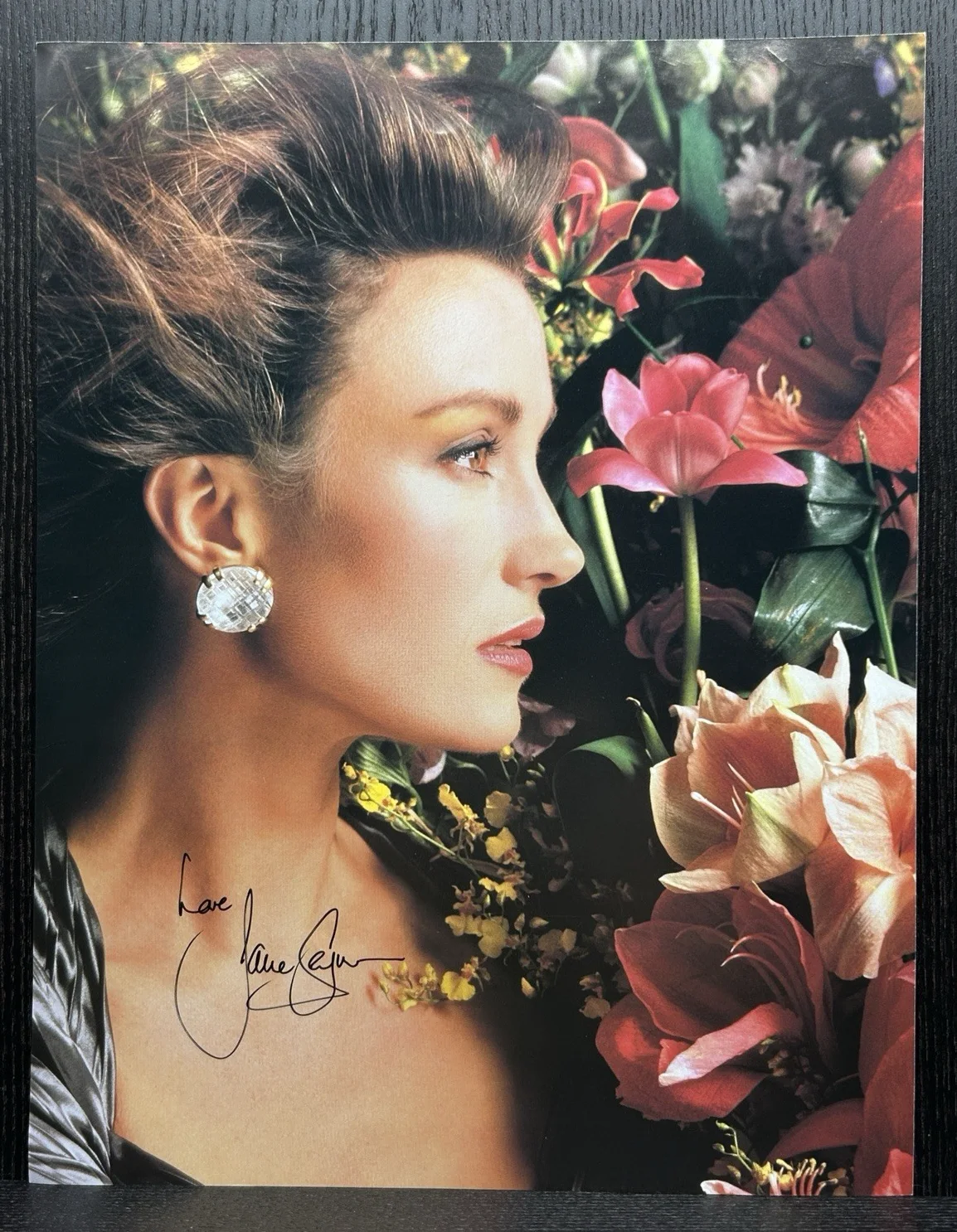 Lili Tomlin — JANE SEYMOUR SIGNED MAGAZINE PAGE * JSA COA Autograph * DR. QUINN MEDICINE WOMAN, изображение 2