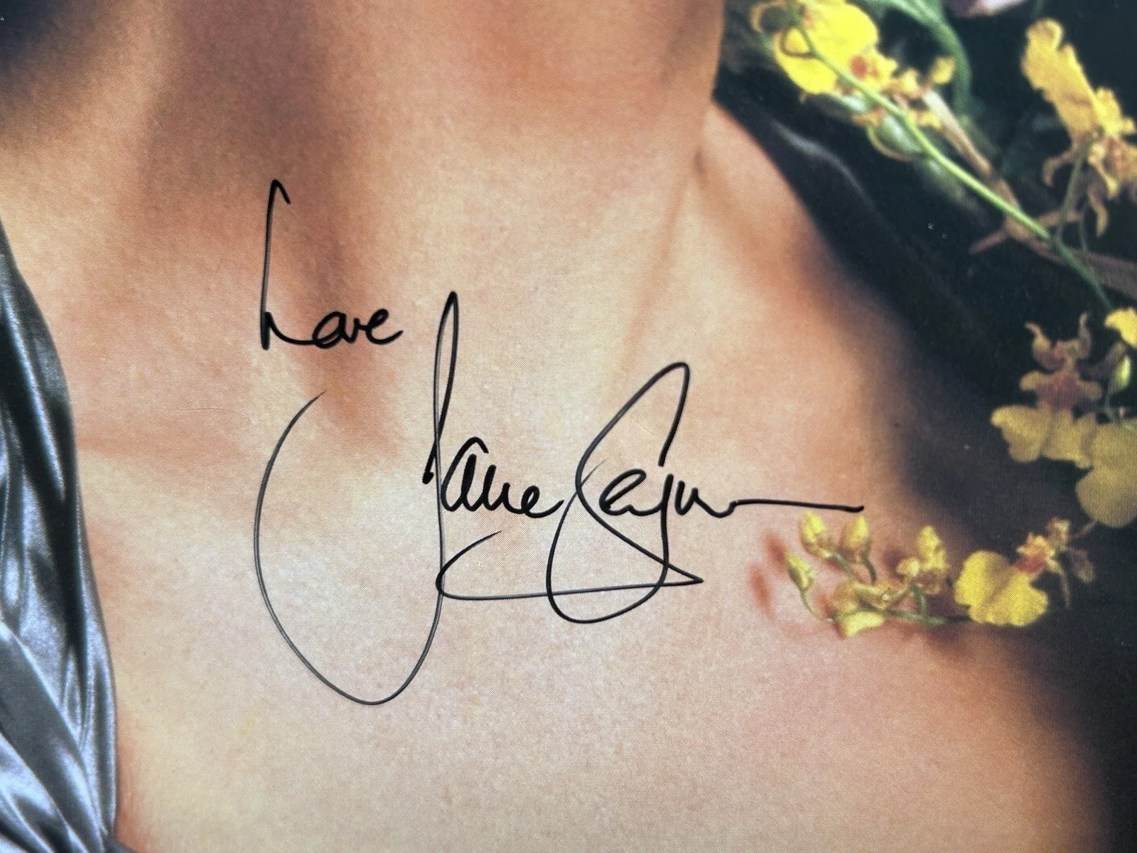 Lili Tomlin — JANE SEYMOUR SIGNED MAGAZINE PAGE * JSA COA Autograph * DR. QUINN MEDICINE WOMAN, изображение 3