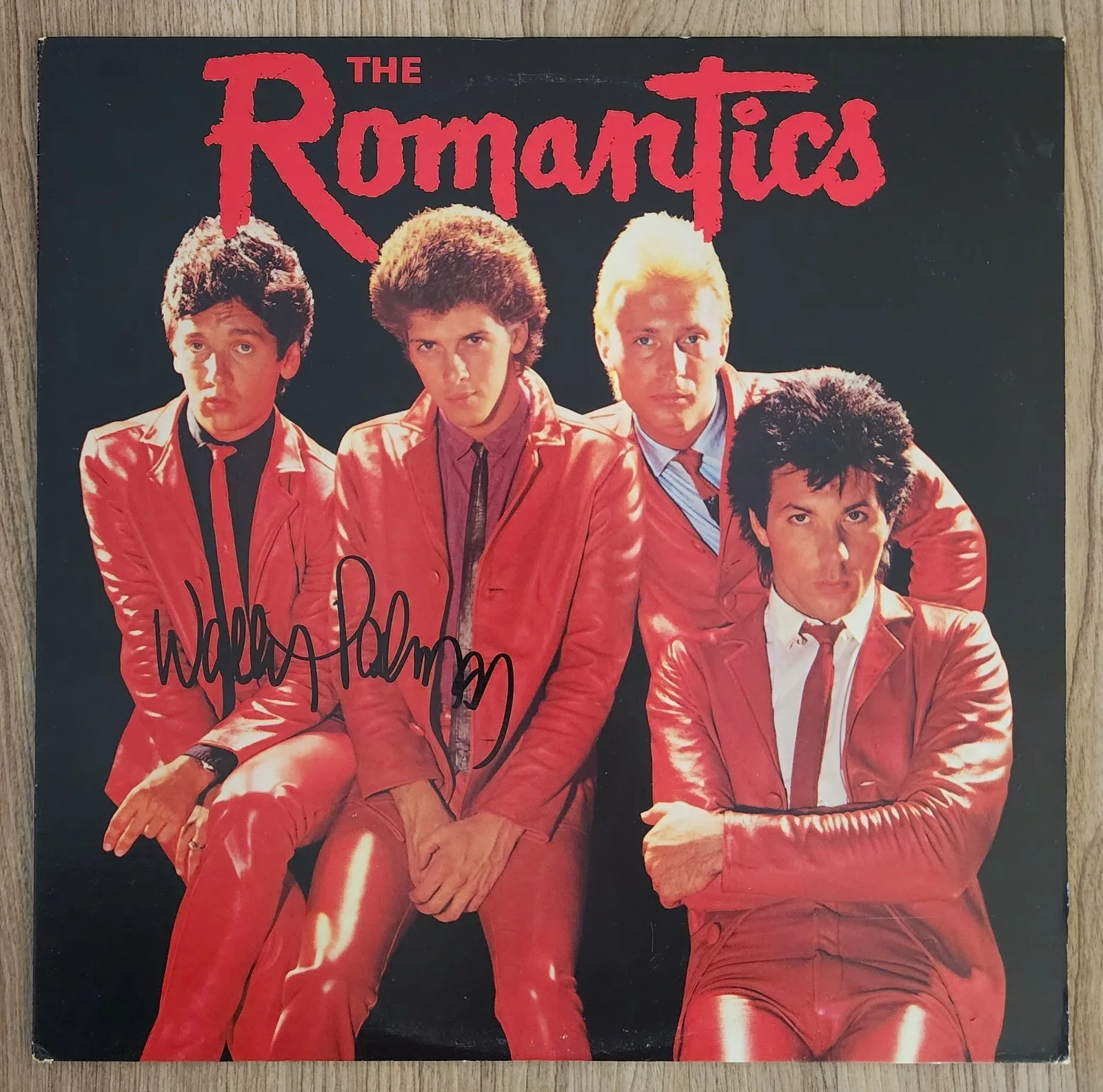 Wally Palmar Signed The Romantics - Self Titled Vinyl Record Album LP RAD, image 2
