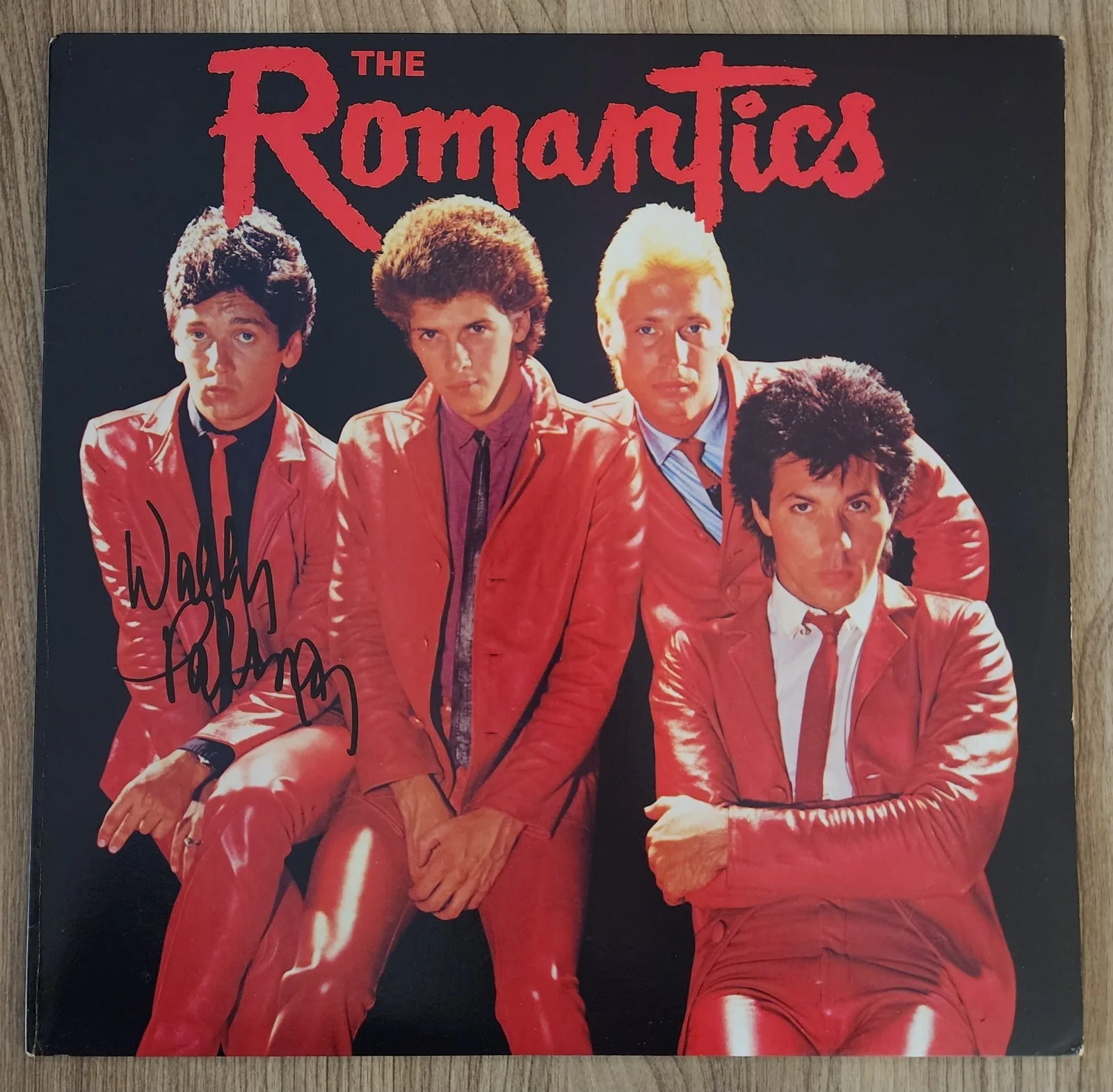 Wally Palmar Signed The Romantics - Self Titled Vinyl Record Album LP RAD, image 3