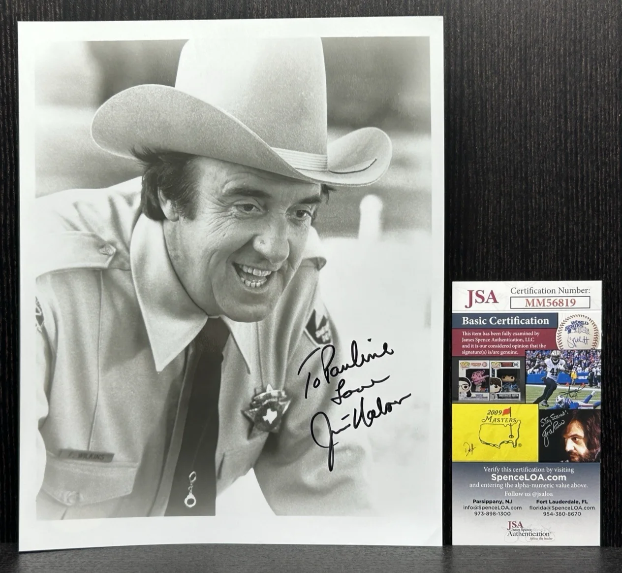 Jim Nabors — JIM NABORS HAND SIGNED PHOTO * JSA COA Autograph * GOMER PYLE / ANDY GRIFFITH
