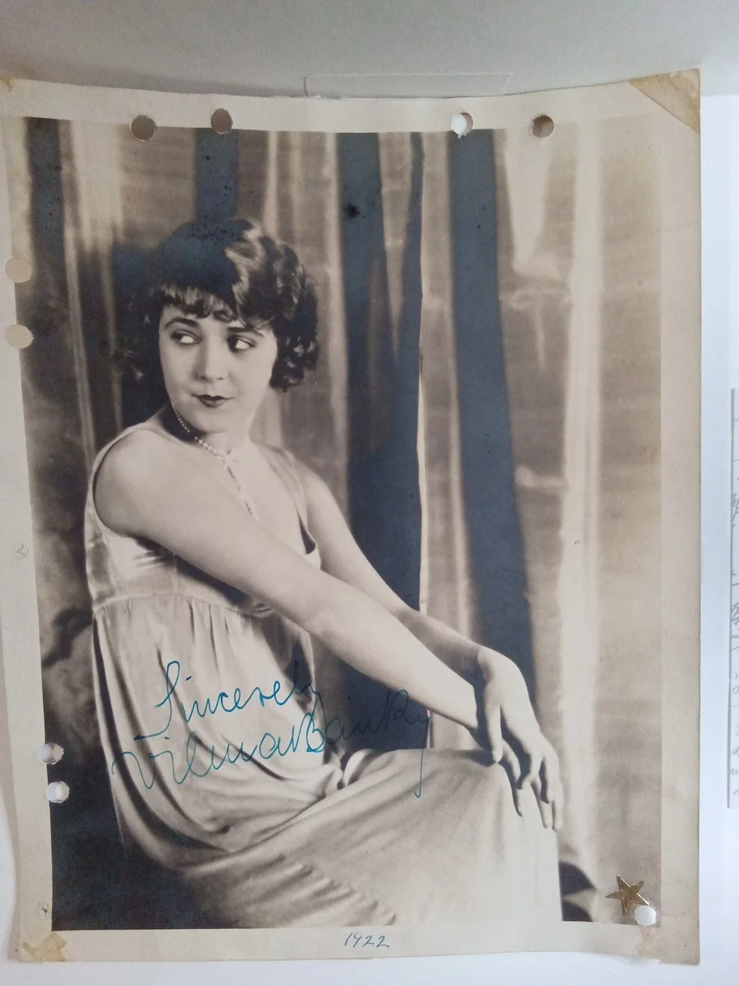 Vilma Banky Signed 8x10 Photo JSA Authenticated Silent Film Star Valentino, изображение 2