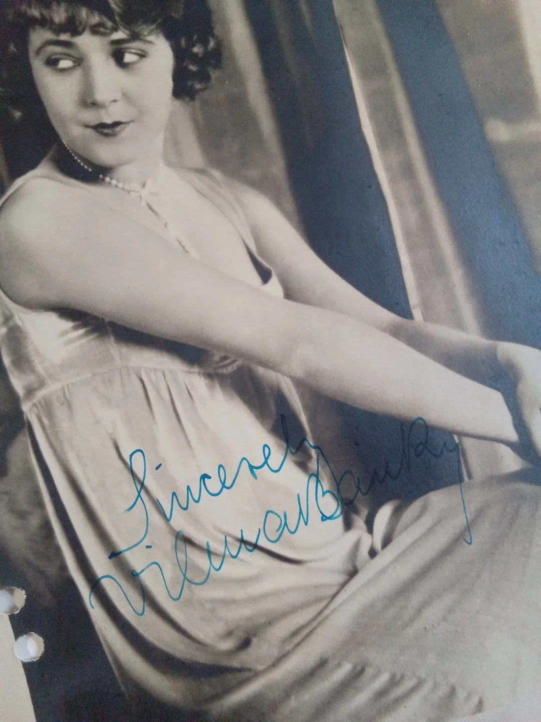 Vilma Banky Signed 8x10 Photo JSA Authenticated Silent Film Star Valentino, изображение 3