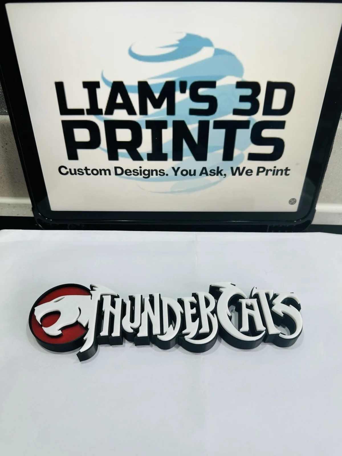 Decorative Thundercats Logo Room Sign Display Self Standing, image 3
