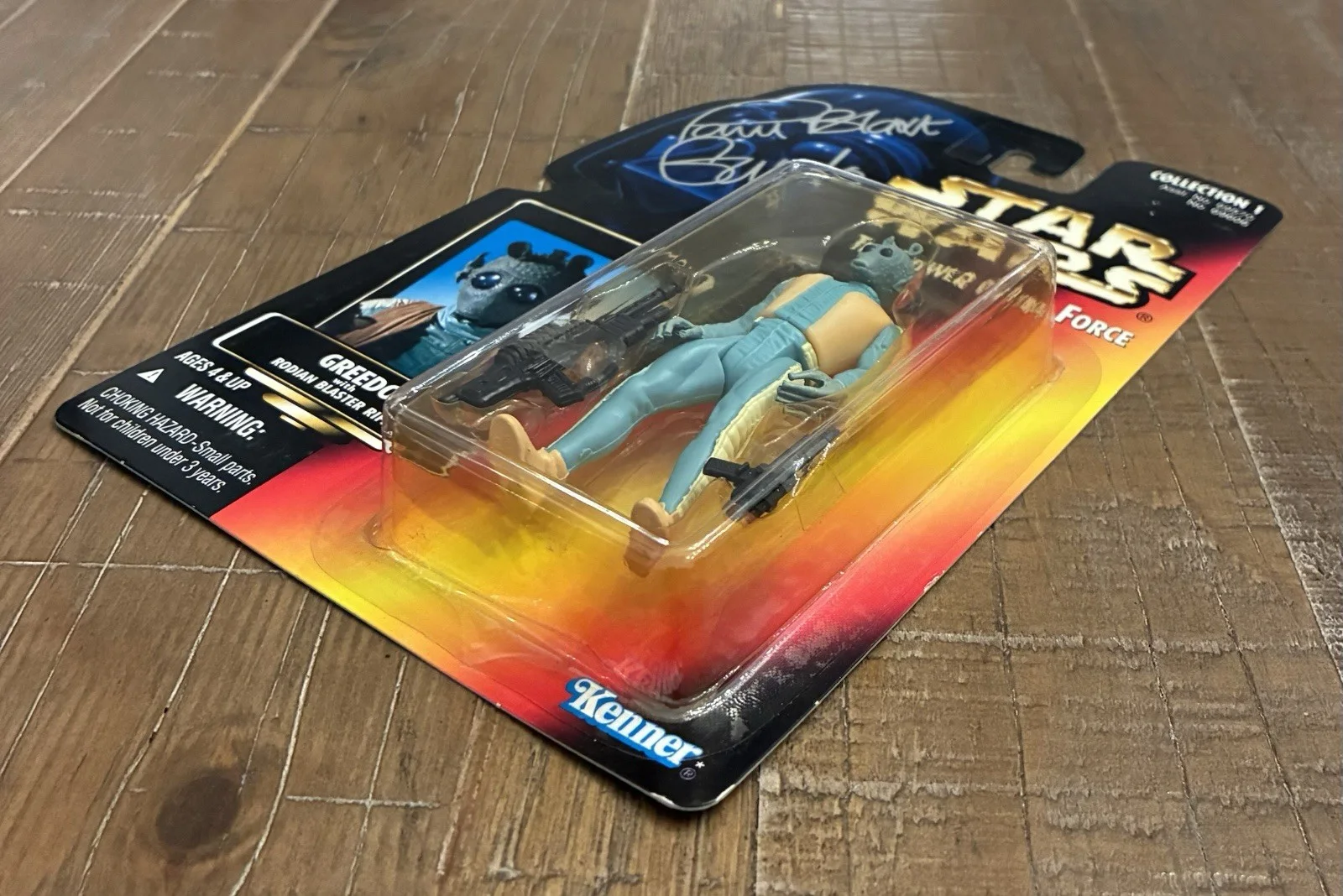 Paul Blake — Paul Blake Auto Signed Star Wars Greedo Power Of The Force Figure BAS Beckett, image 5