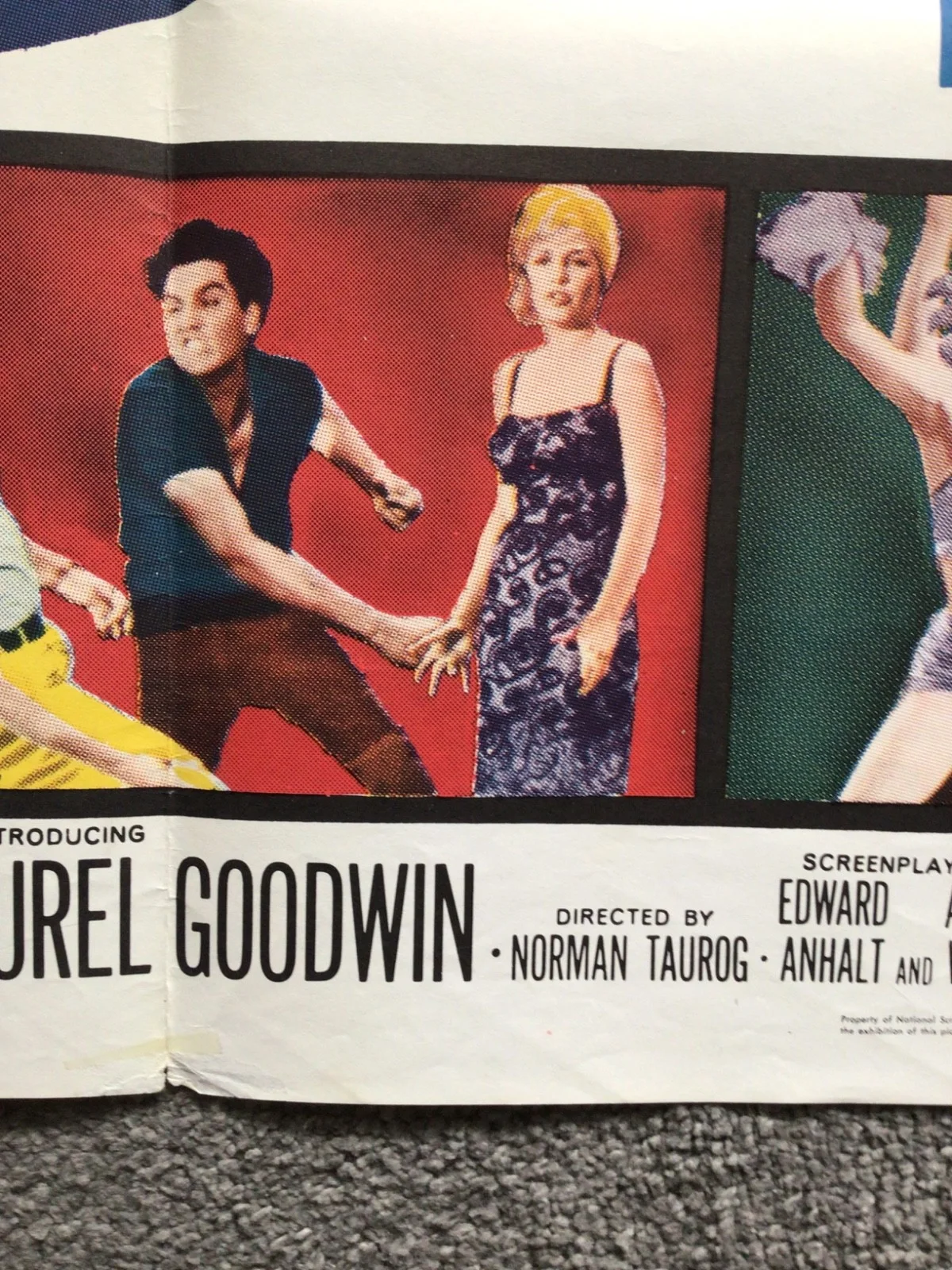 Elvis Presley Girls Girls Girl original one sheet movie poster Good condition, изображение 5