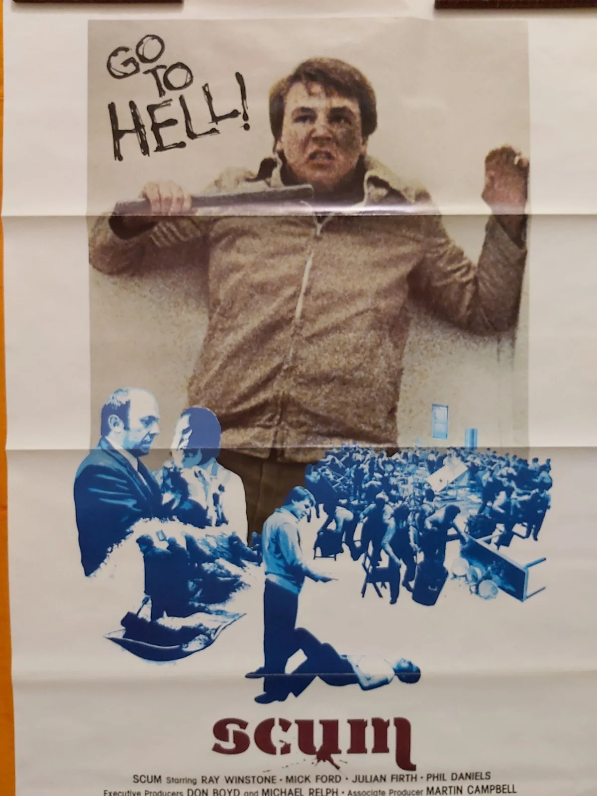 SCUM 1980 ORIGINAL USA 1 SHEET POSTER., image 2