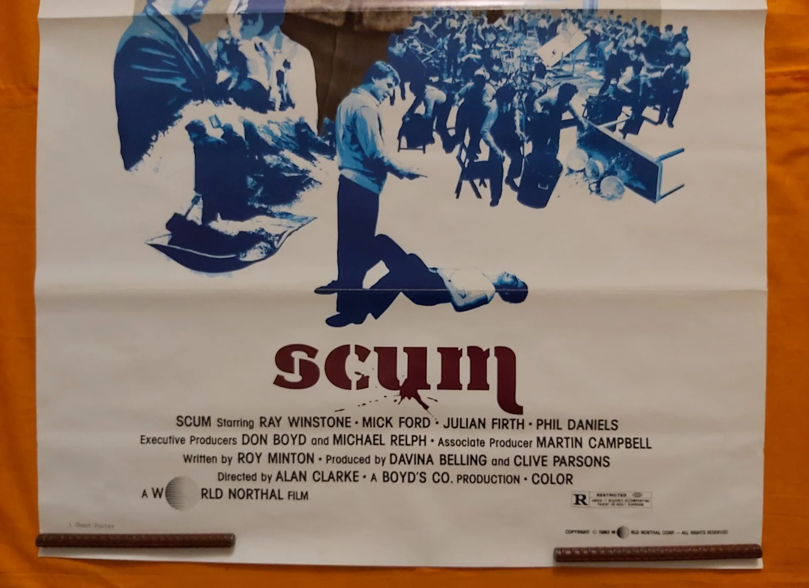 SCUM 1980 ORIGINAL USA 1 SHEET POSTER., image 3