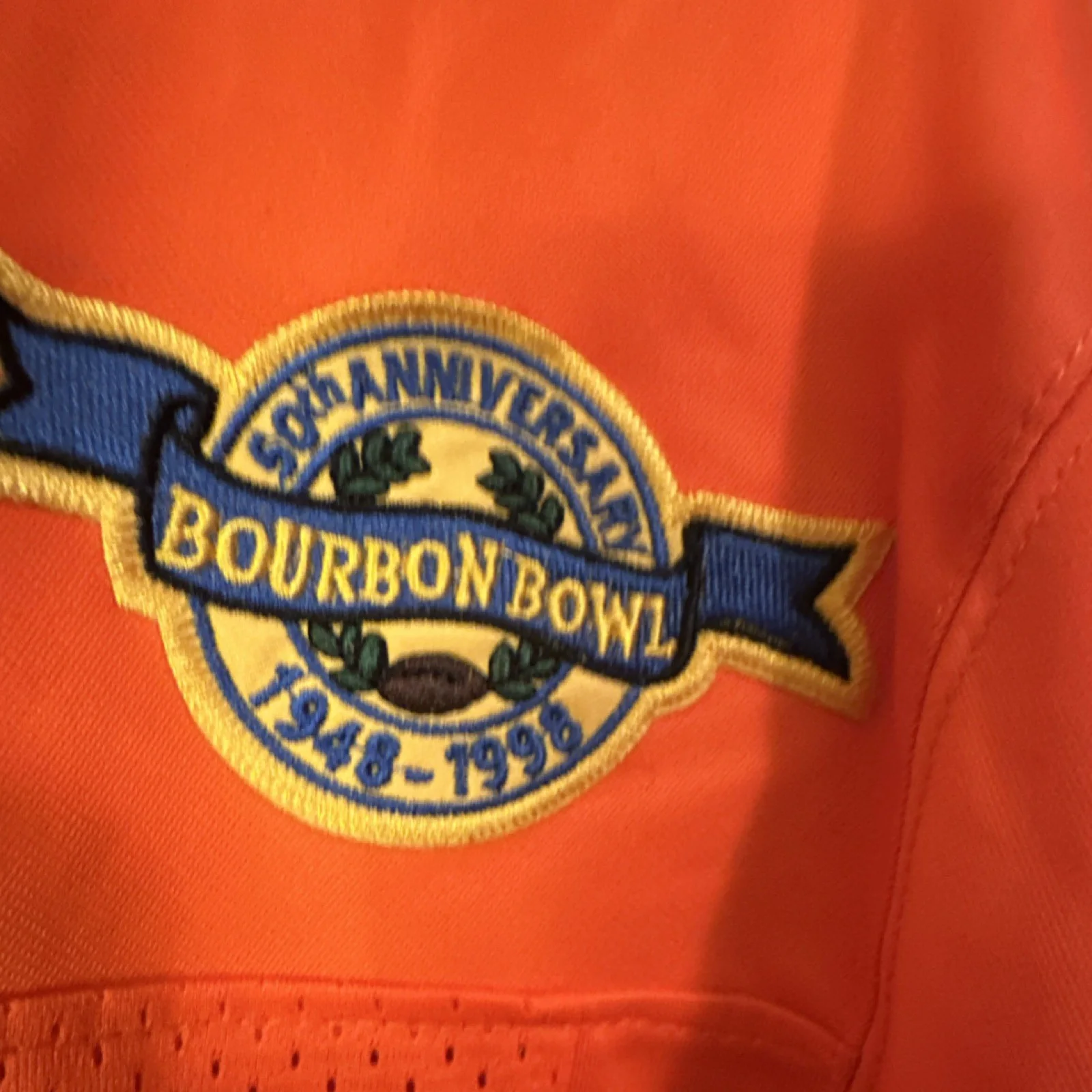 Bobby Boucher #9 The Waterboy Bourbon Bowl Orange Jersey Movie Replica, изображение 3