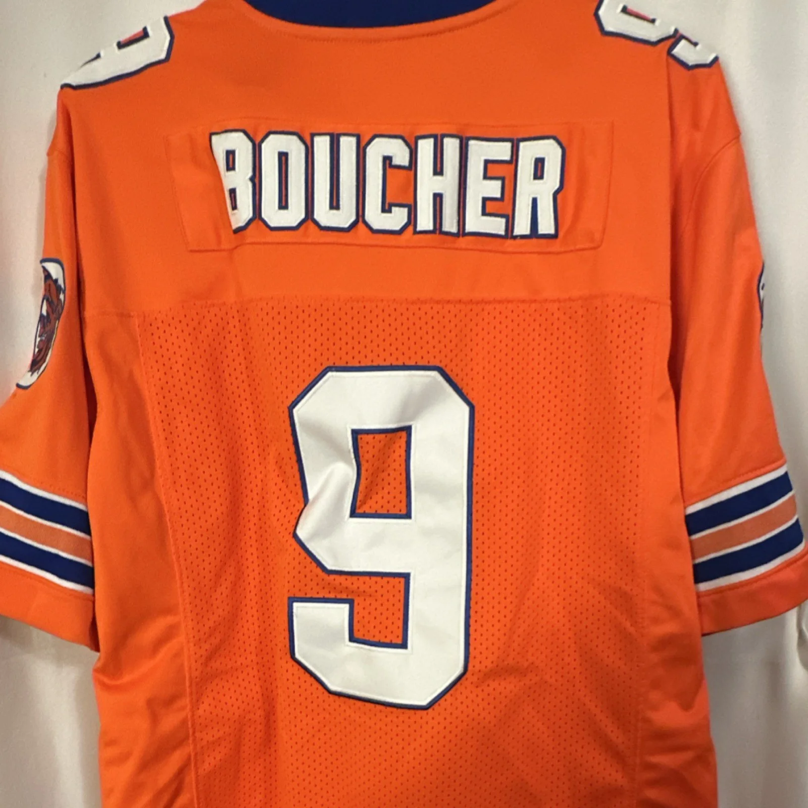 Bobby Boucher #9 The Waterboy Bourbon Bowl Orange Jersey Movie Replica, изображение 5
