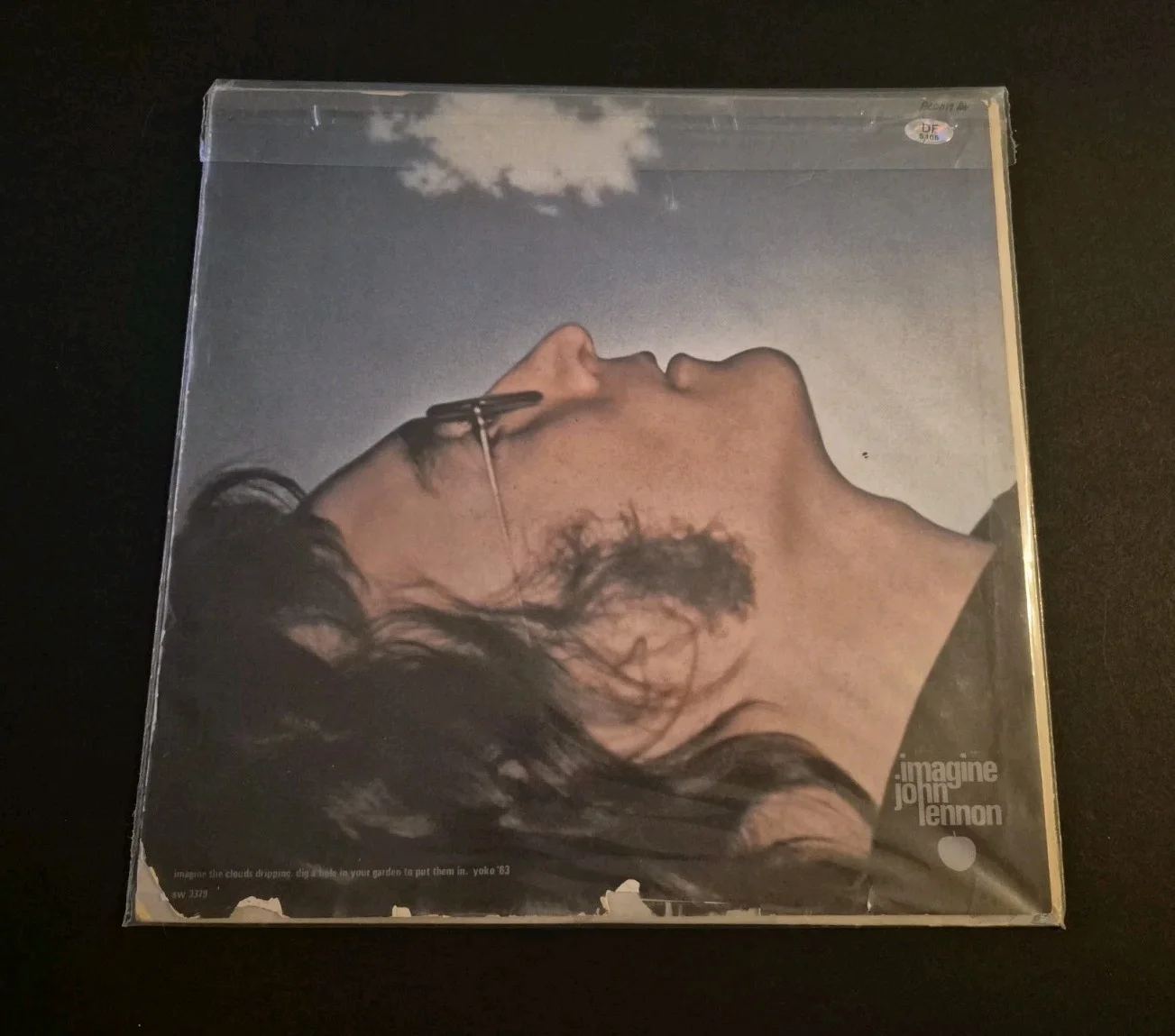 Beatles John Lennon Yoko Signed Autographed 8x Lp Bag One Imagine Double Fantasy, image 4