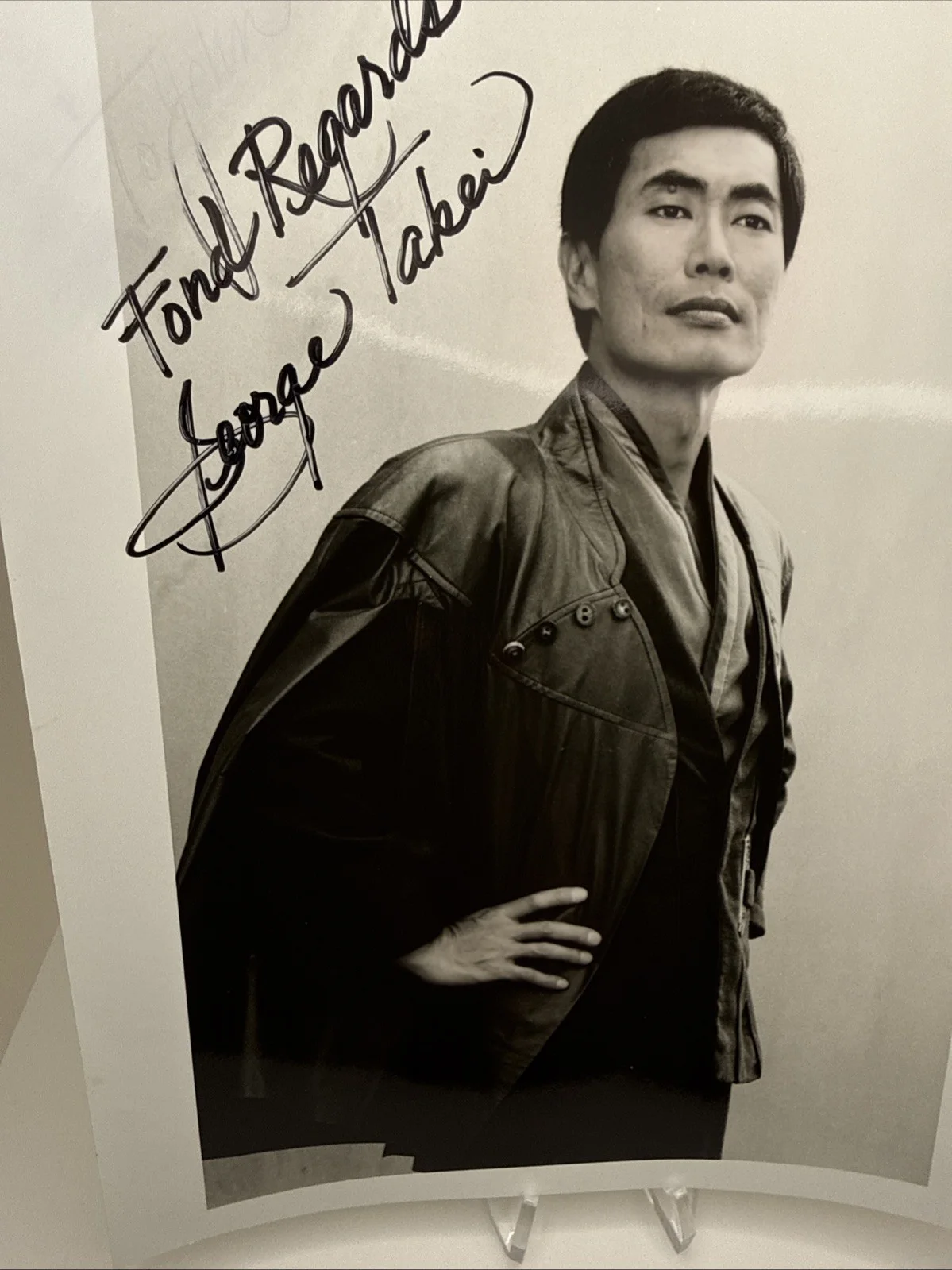 George Takei — STAR TREK George Takei Autograph - SULU Autograph 1980's
