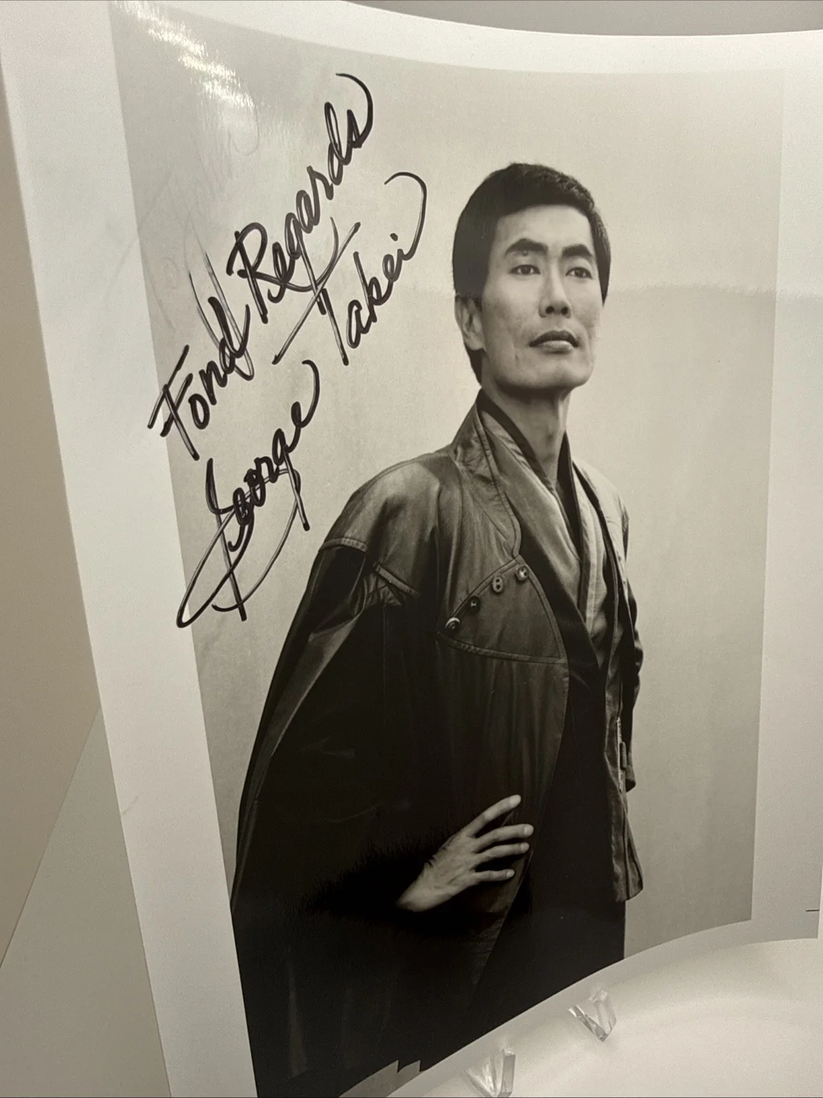 George Takei — STAR TREK George Takei Autograph - SULU Autograph 1980's, изображение 2