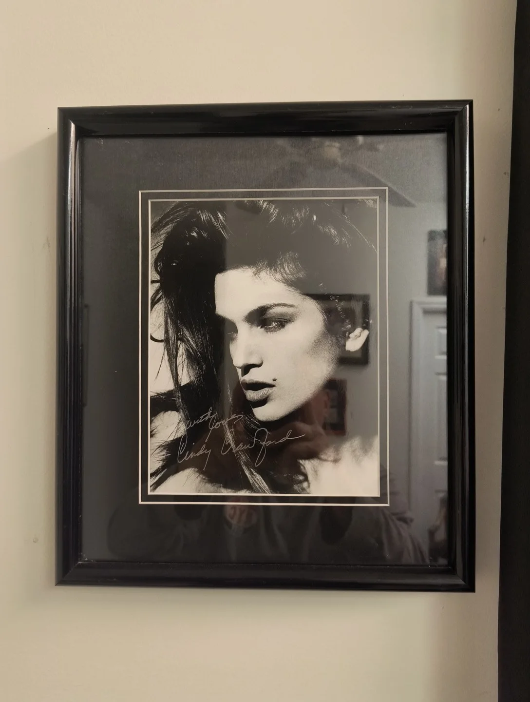 Cindy Crawford — Cindy Crawford hand signed autographed 8x10 photo C.O.A(With Love Cindy Crawford