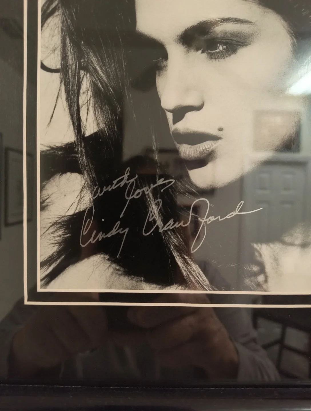 Cindy Crawford — Cindy Crawford hand signed autographed 8x10 photo C.O.A(With Love Cindy Crawford, изображение 2