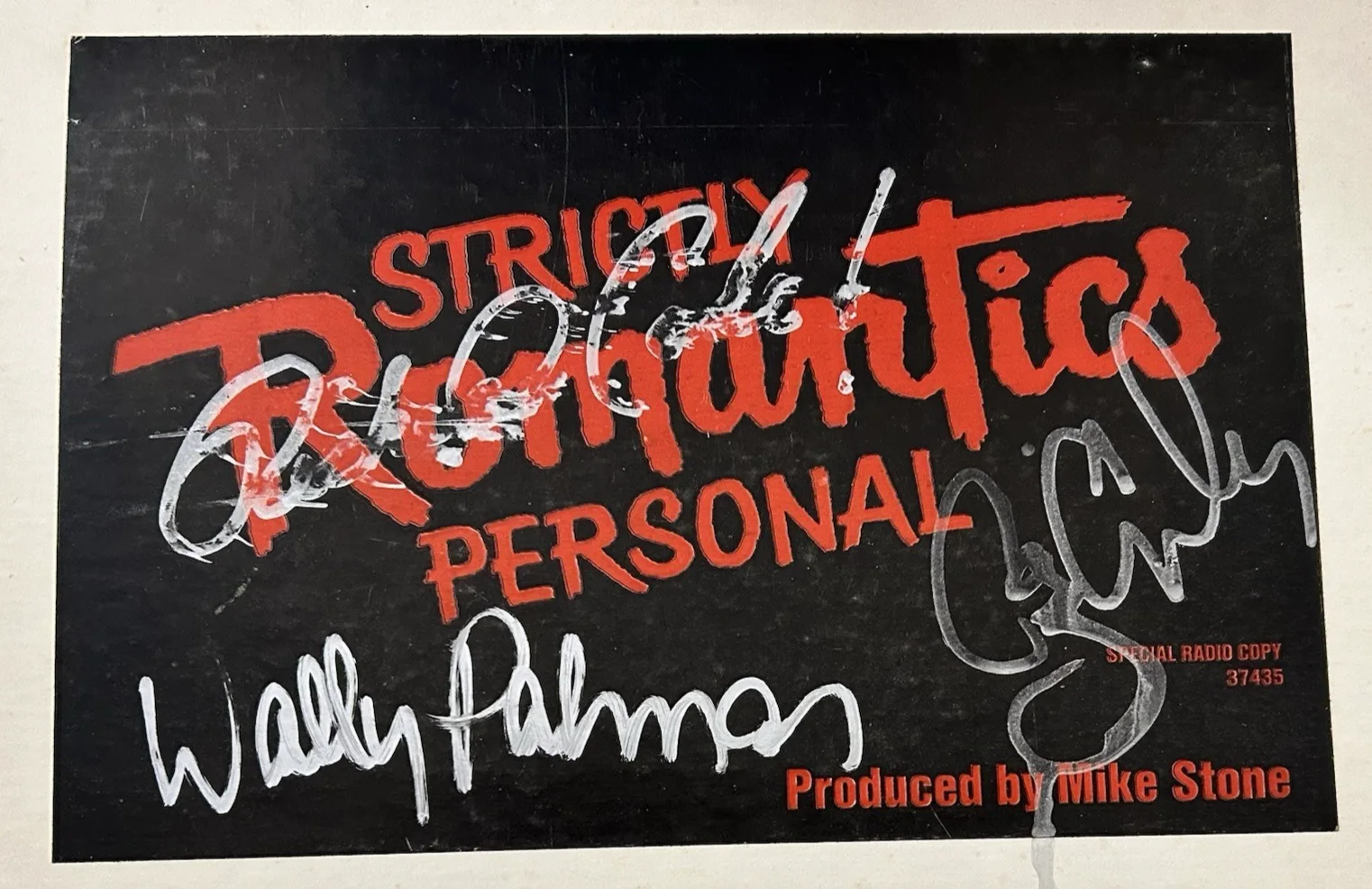 The Romantics "Strictly Personal" Promo Radio Vinyl - Signed - Wally Palmar + 2, изображение 3