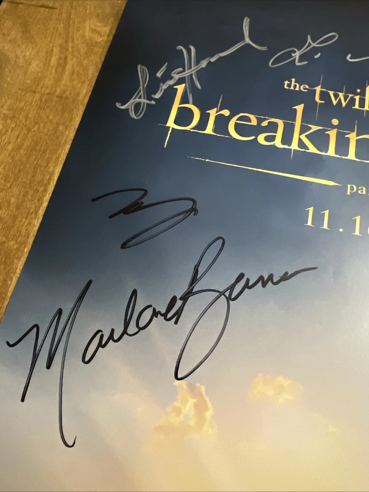 SDCC 2012 Twilight Breaking Dawn 11x17 Poster Signed Cast Maggie Grace +6, image 3